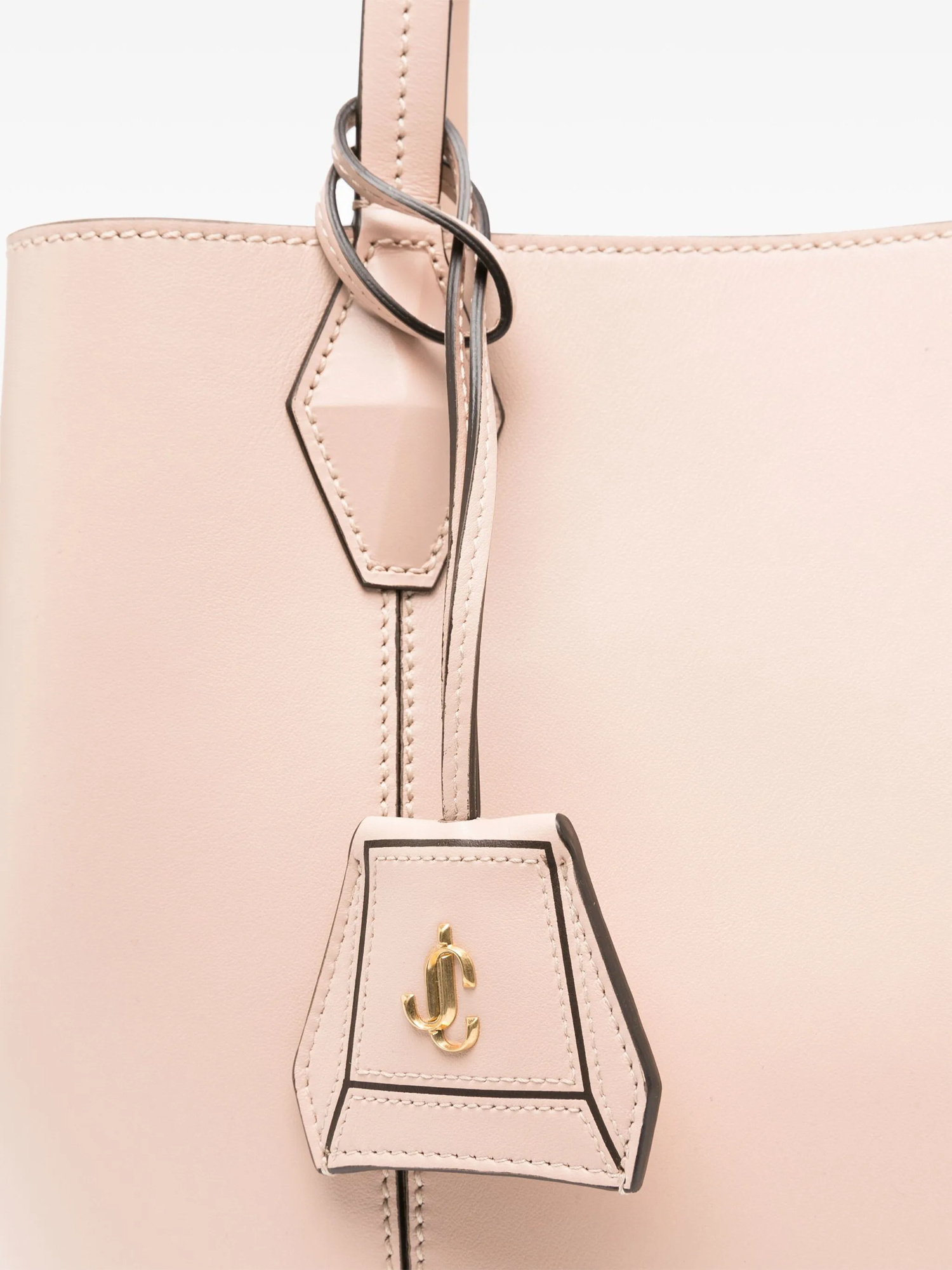 Jimmy Choo Double Handle Shoulder Bag In Nude