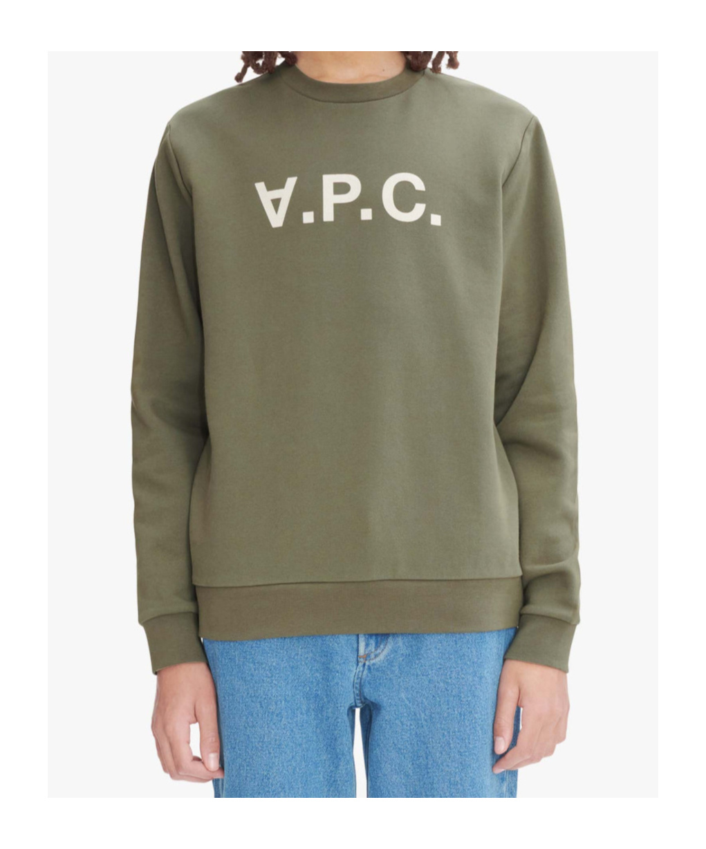 Apc Long-sleeved Sweater In Green