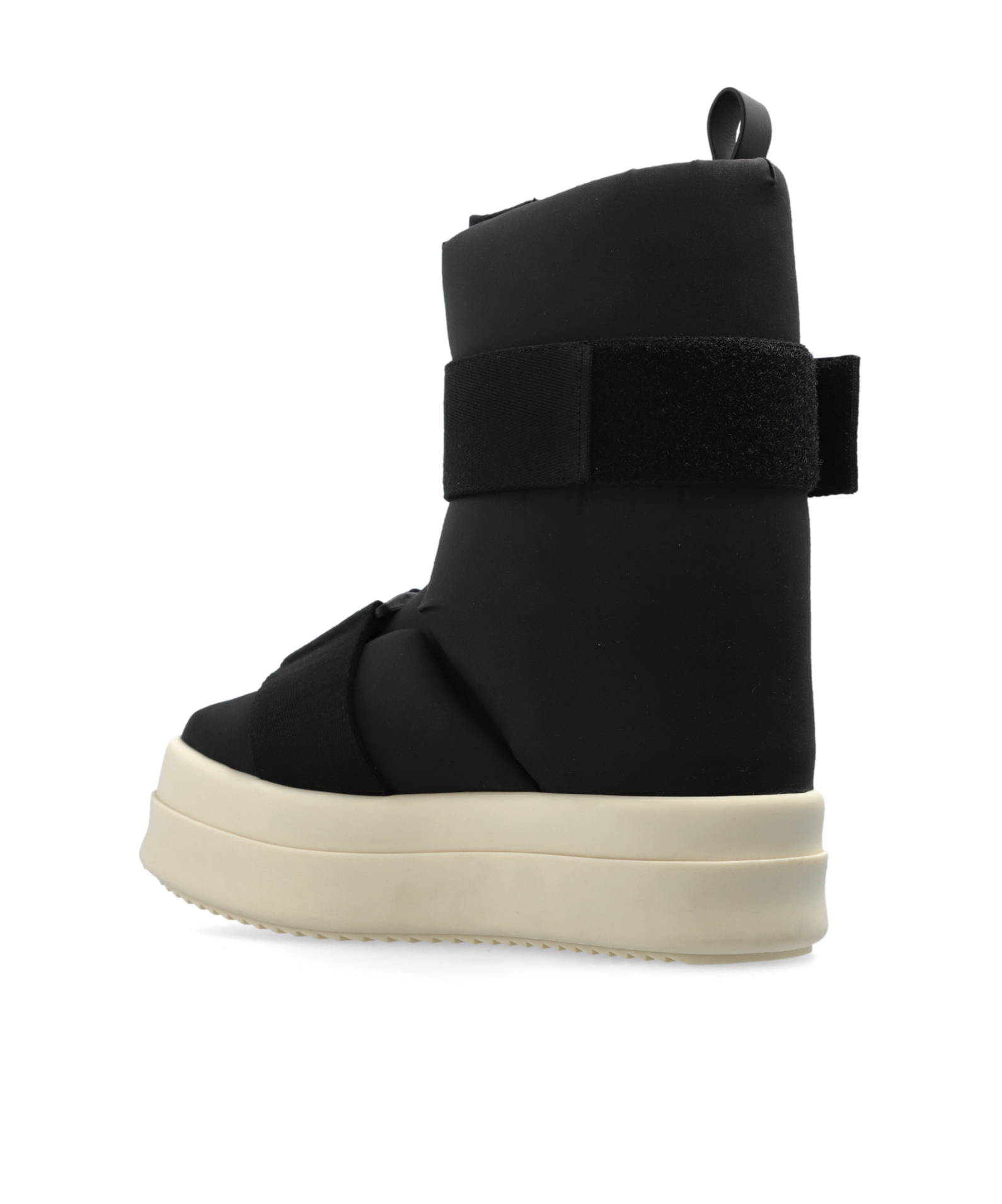 Moncler X Rick Owens Rick Owens X Moncler Round-headed Boots In Black