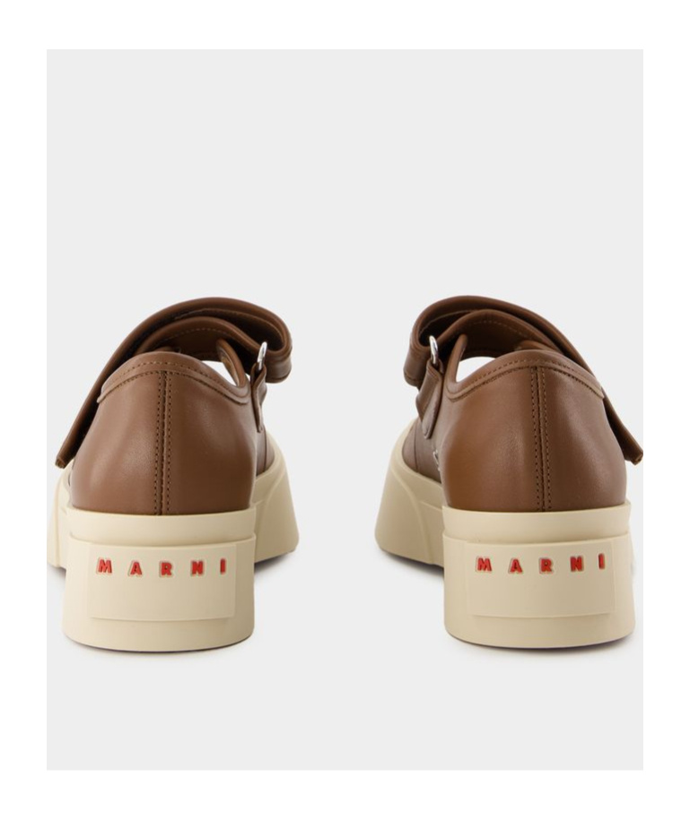 Marni Mary Jane Ballerinas In Nude