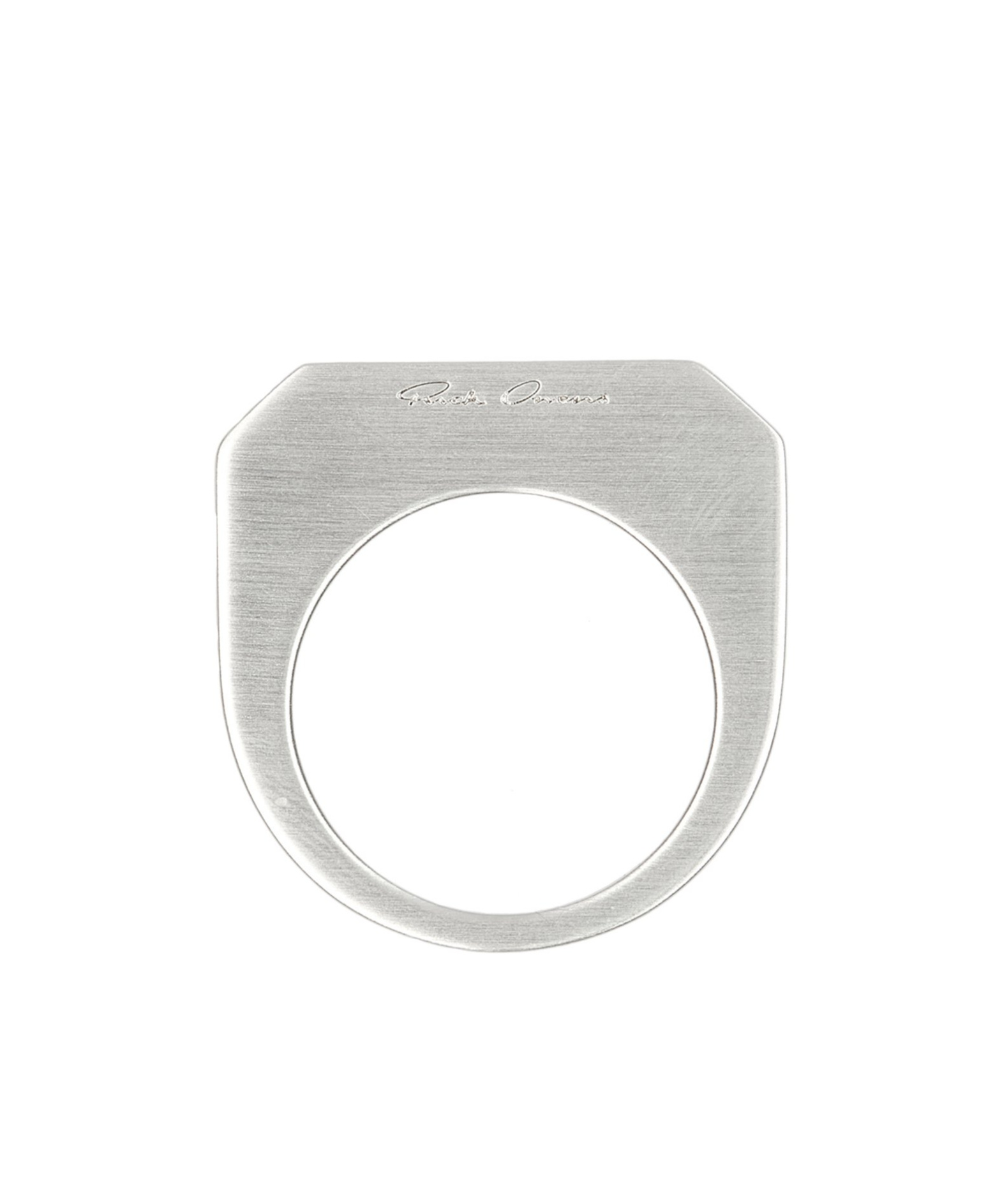 Rick Owens Hollywood Ring In Gray