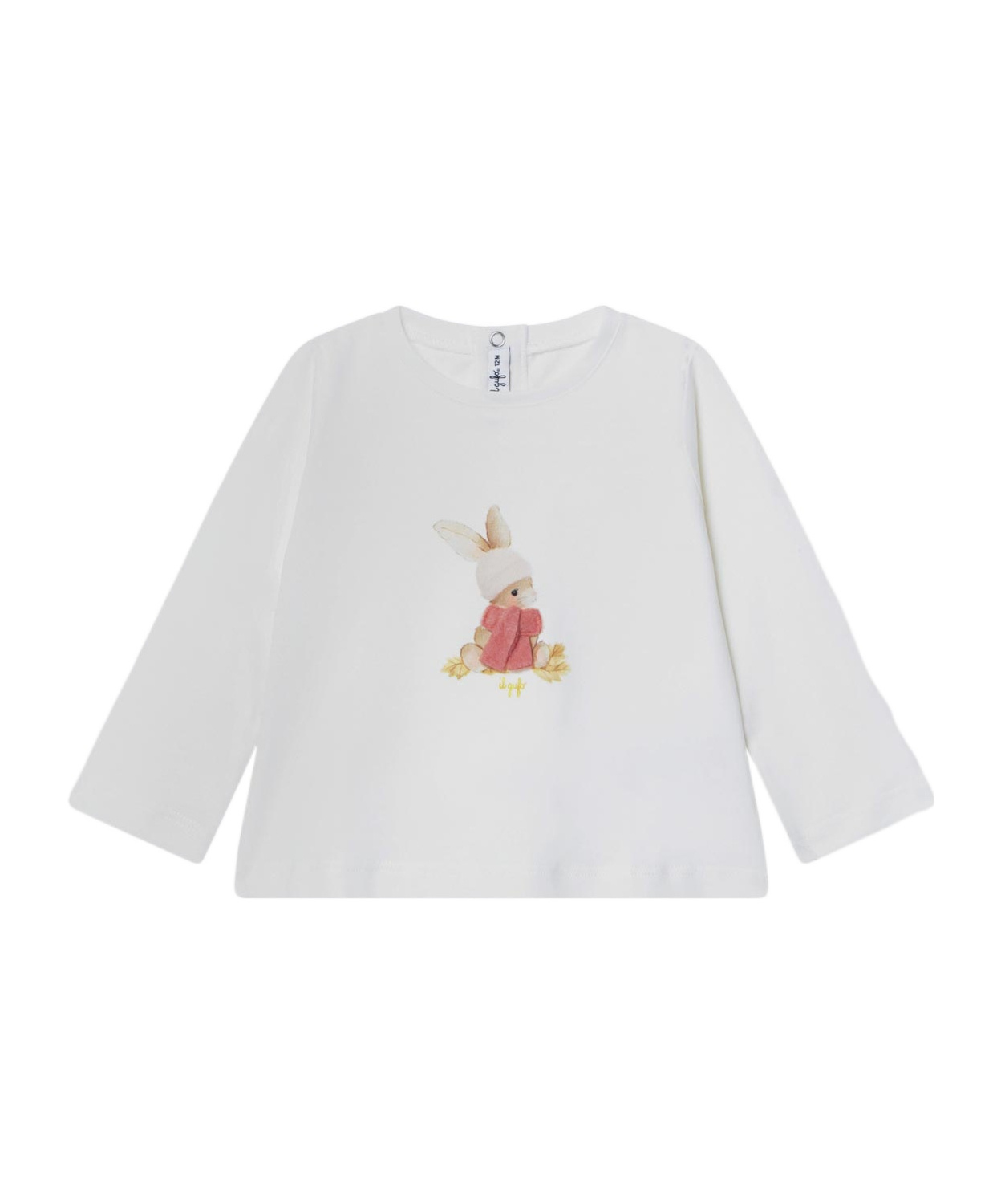 Il Gufo Long-sleeve T-shirt With Bunny In White