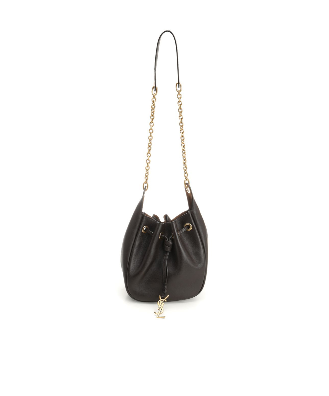 Saint Laurent Supple Bucket Bag In Black