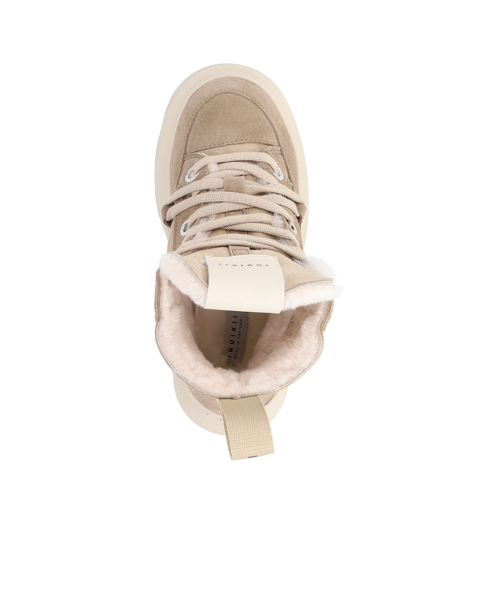 Inuikii Matilda Laced Short Boots In Nude