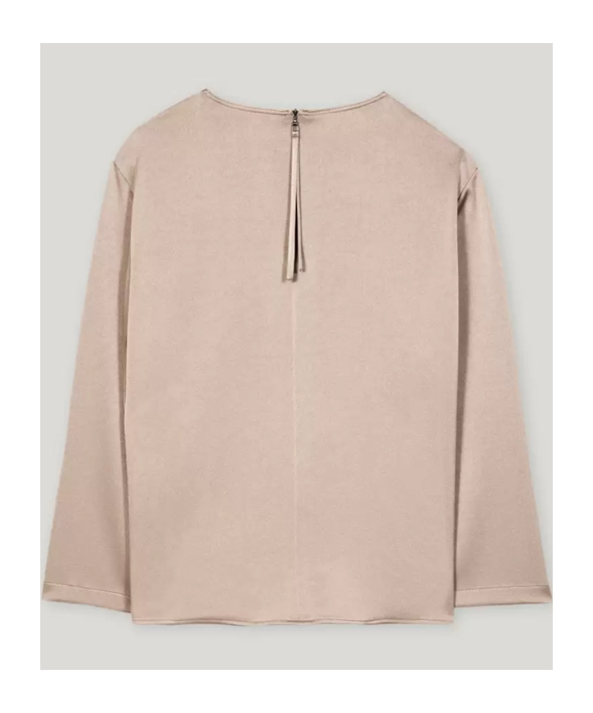 Luisa Cerano Round-neck Shirt In Nude