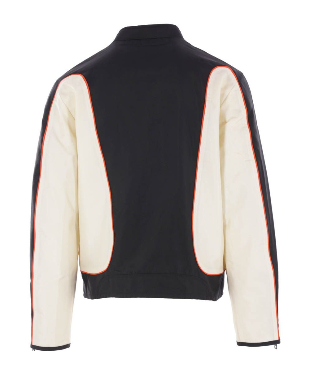 Diesel Blink Stand Collar Front Pockets Jacket In Black