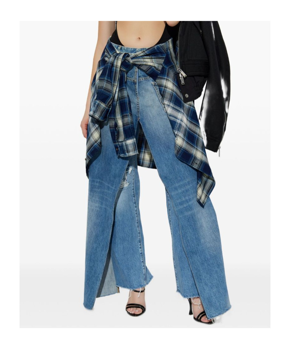 Dsquared2 X Bettter Frayed Jeans In Blue