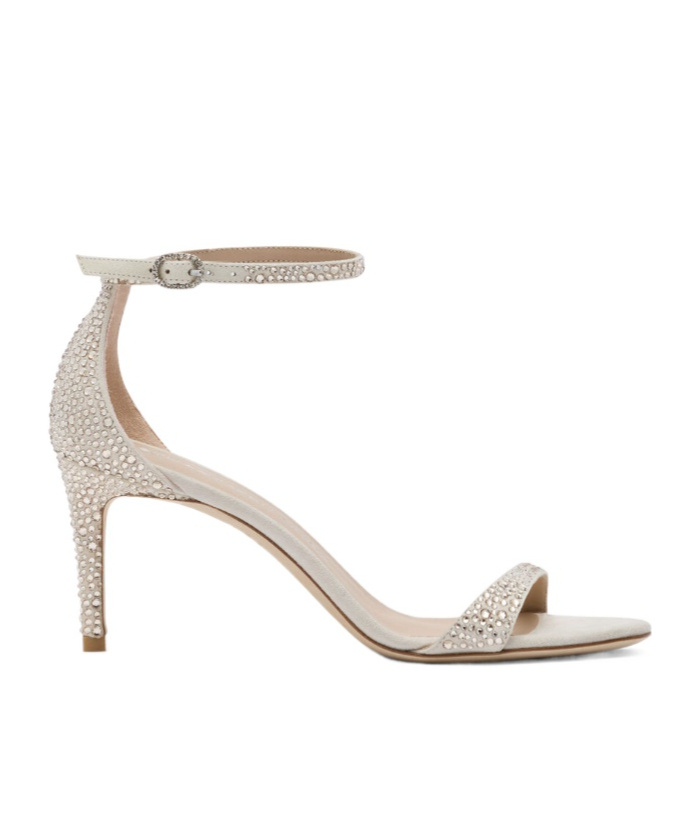 Stuart Weitzman Ankle Strap Sandals In Nude
