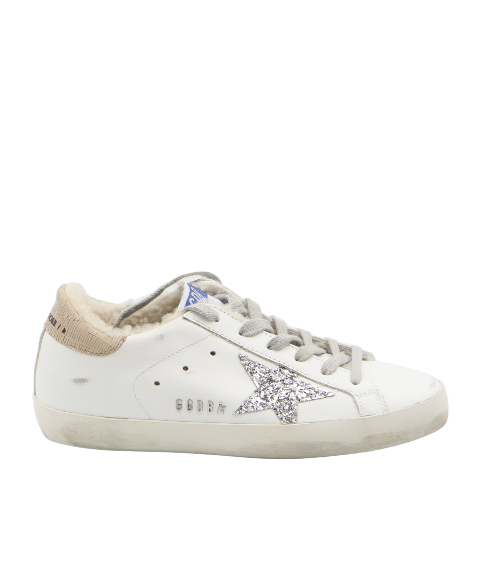 Golden Goose Lace-up Low-top Casual Shoes In White