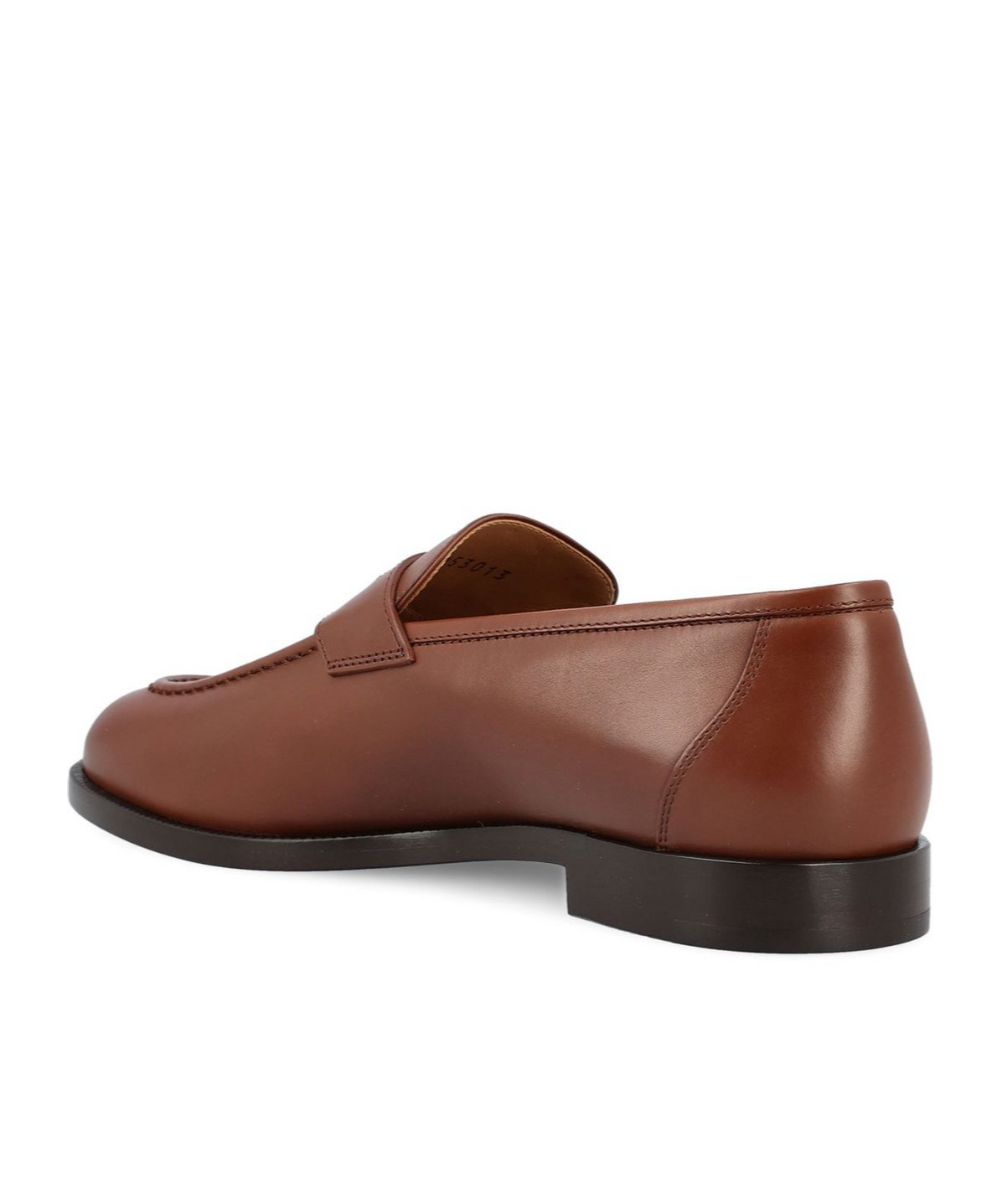 Loro Piana Sergio Round Toe Loafers In Brown