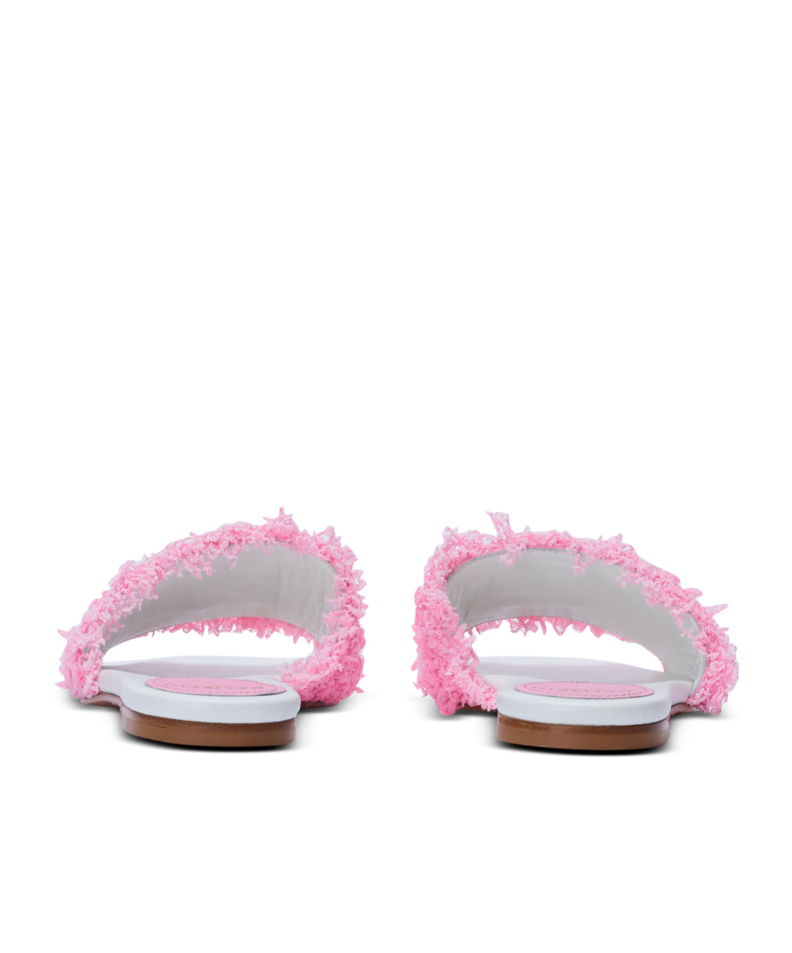 Balmain Pink Dafne Mules In Pink