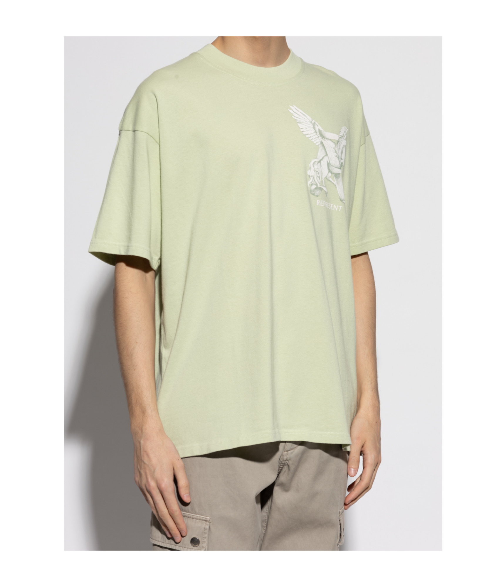 Represent Graphic-print T-shirt In Nude