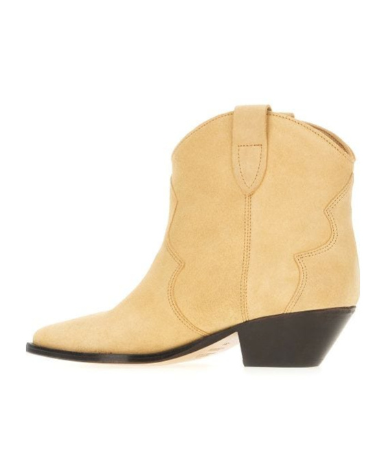 Isabel Marant Dewina 40mm Suede Boots In Nude