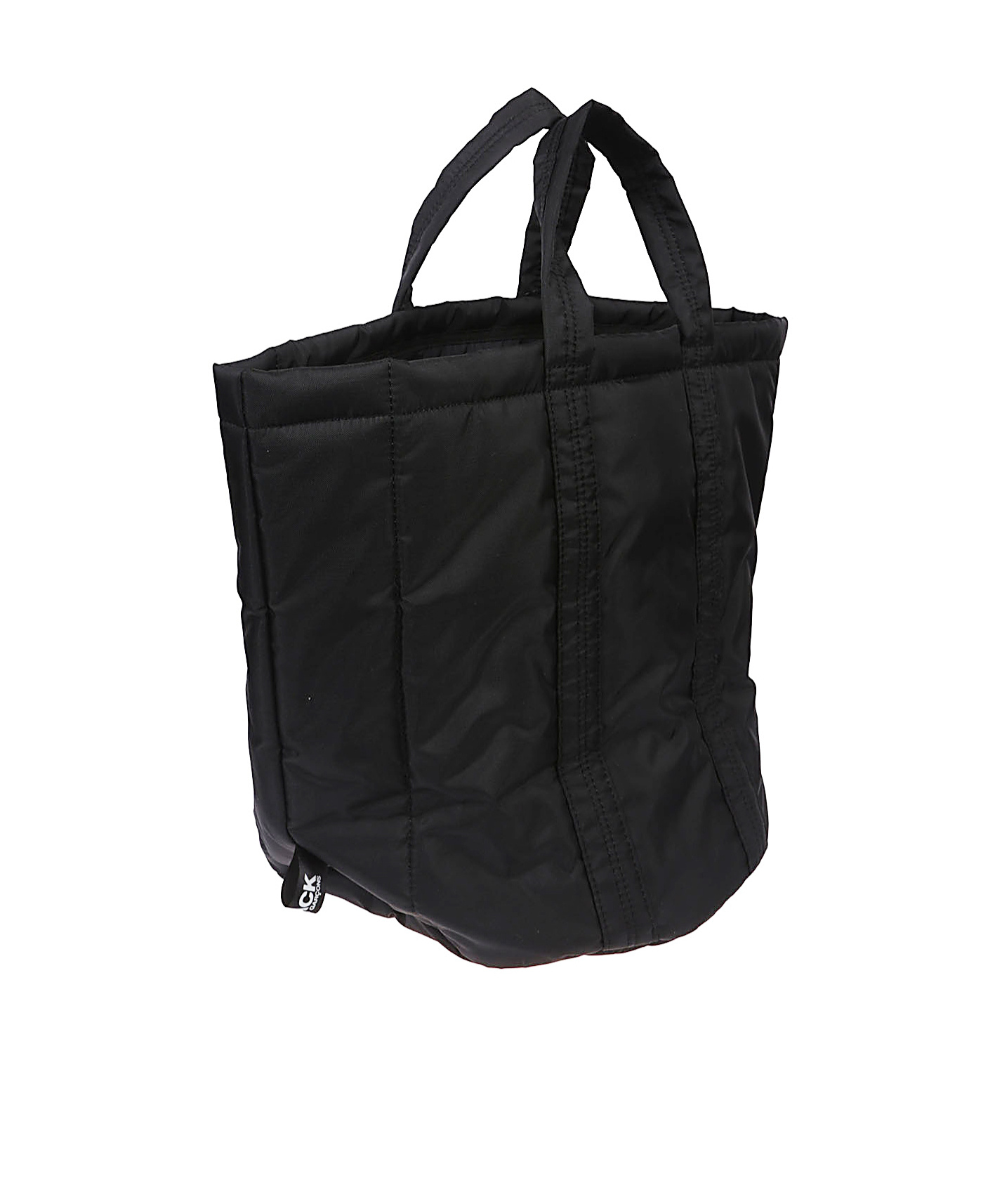 Shop Comme Des Garçons Double Handle Tote Bag In Black