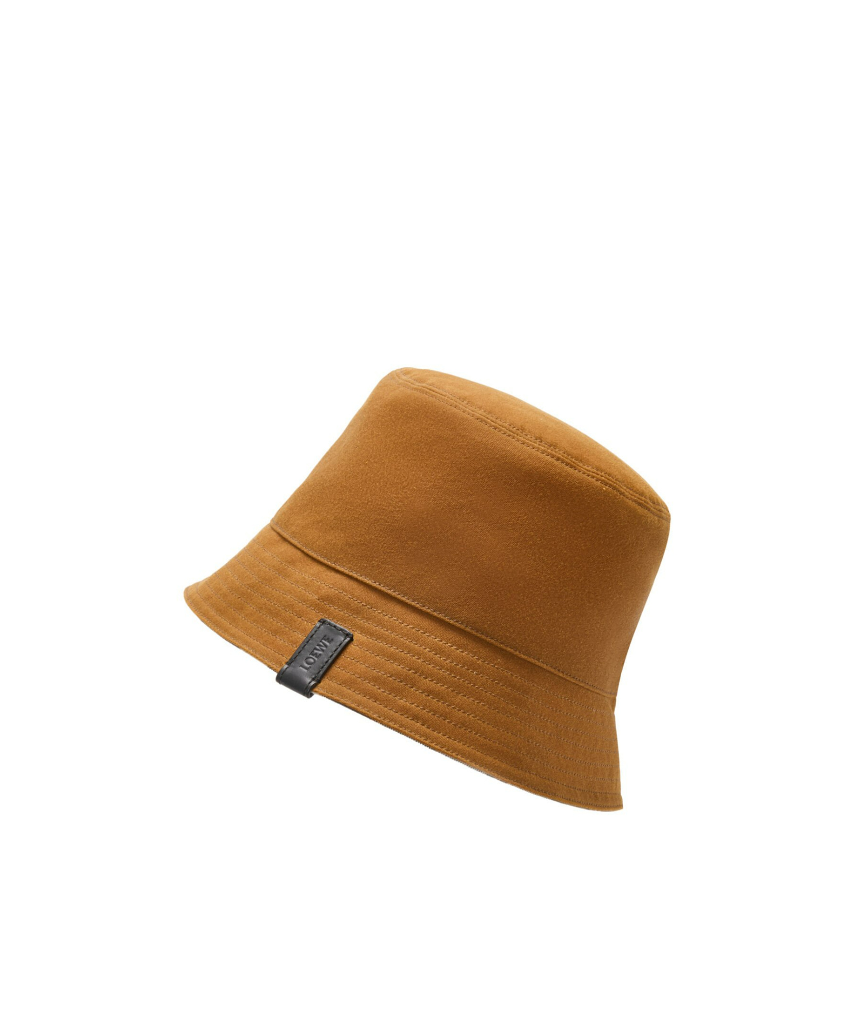 Loewe Stitching Detail Fisherman Hat In Brown