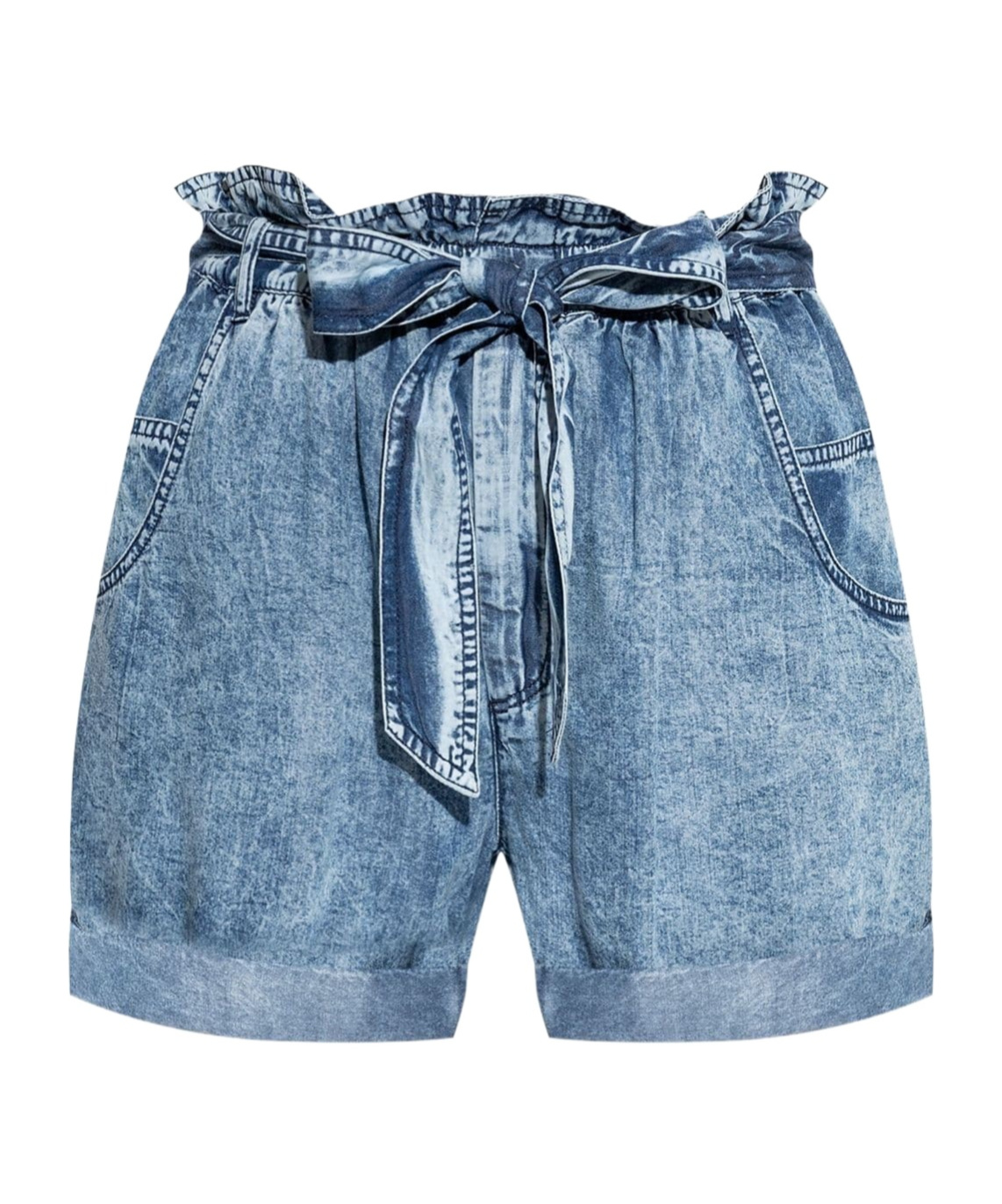 Isabel Marant Belt-loop Shorts In Blue