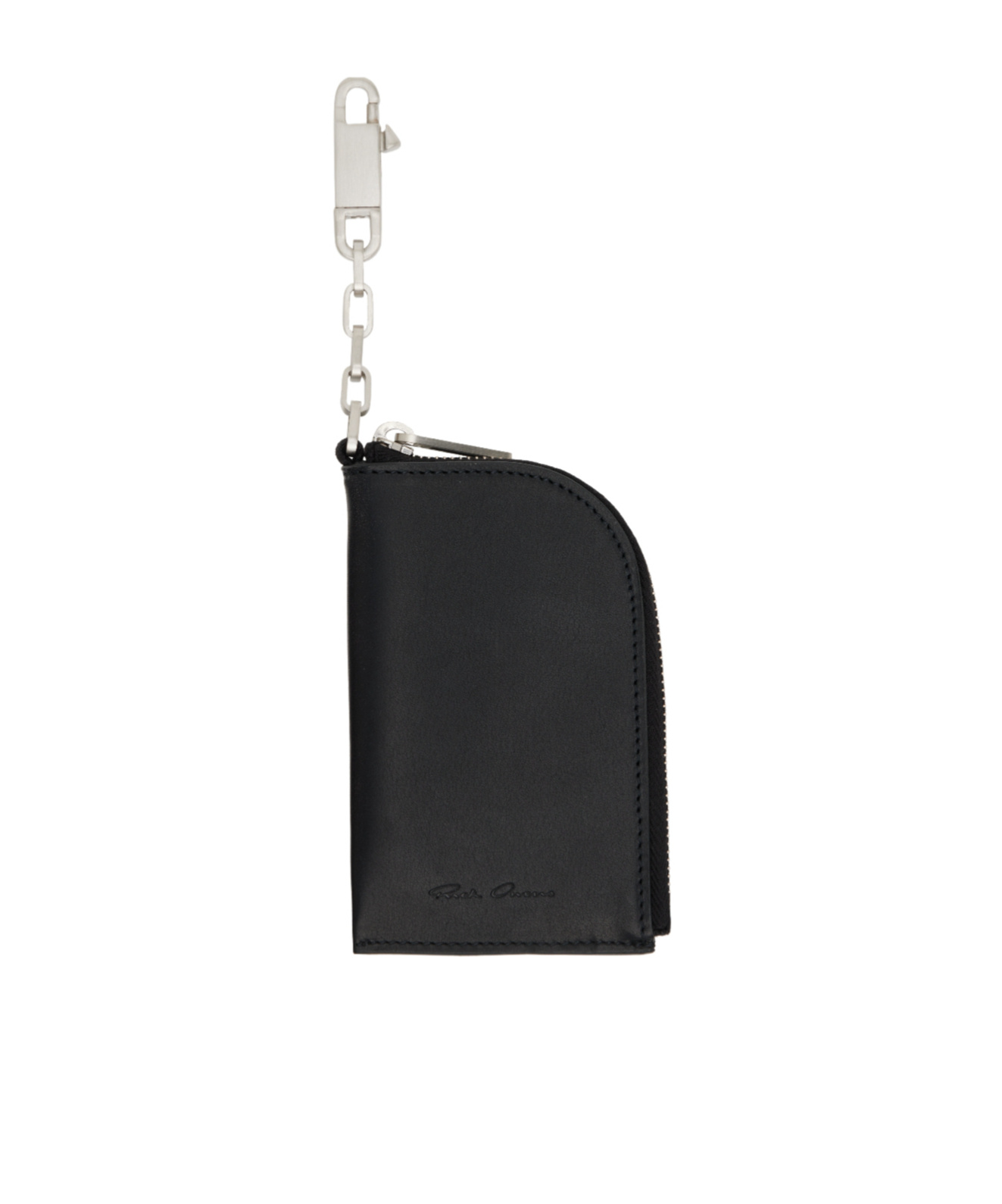 Rick Owens Zip Wallet In Burgundy