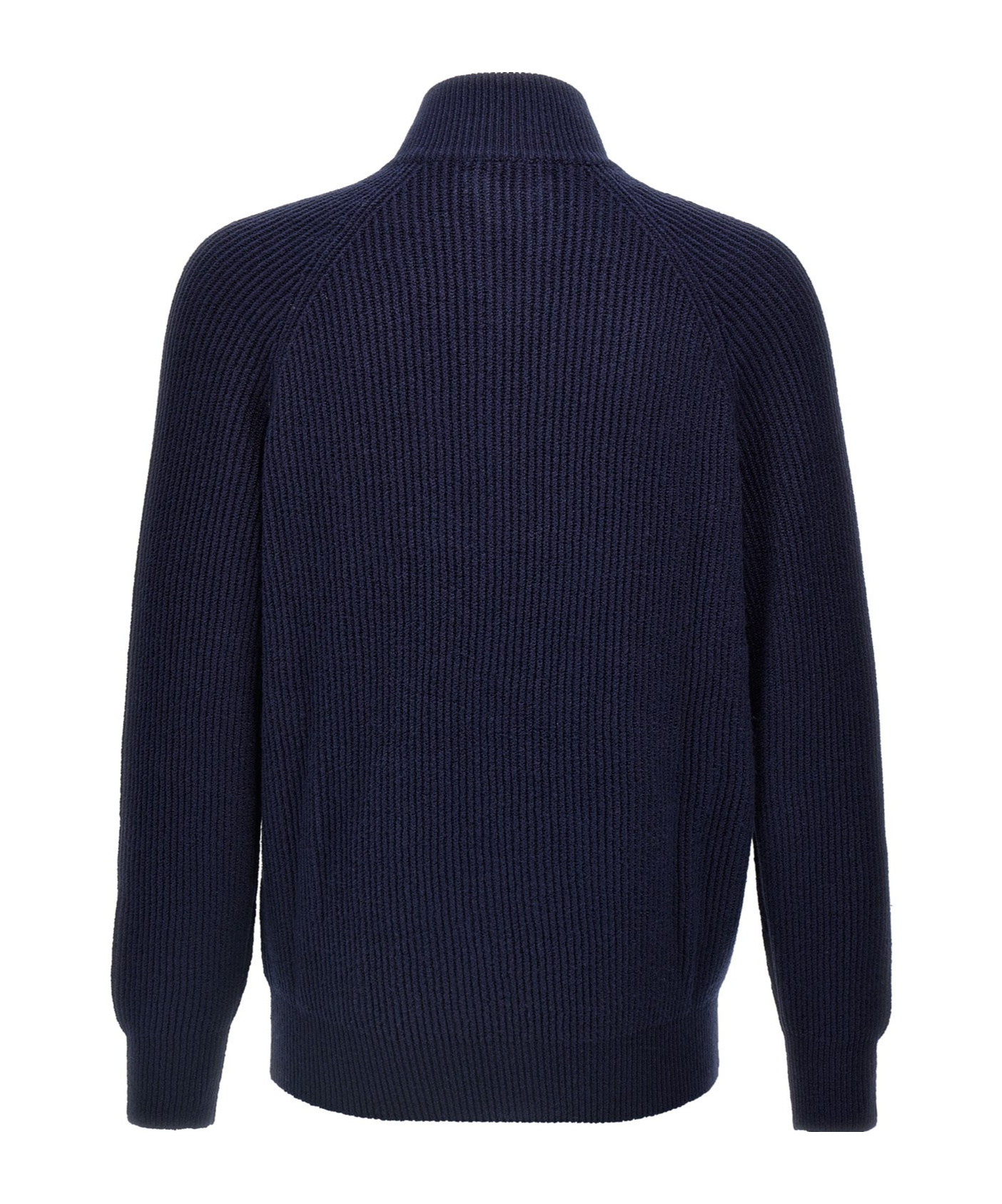 Brunello Cucinelli Zip-front Cardigan In Black