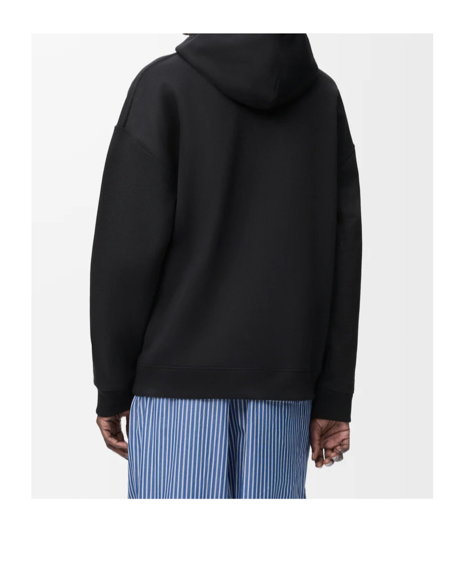 Loewe X Louis Wain Cotton-blend Cat-pocket Hoodie In Black