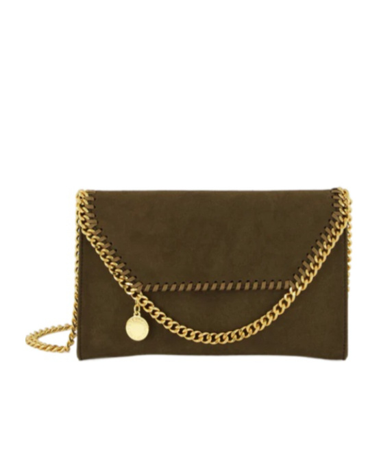 Stella Mccartney Falabella Chain-strap Shoulder Bag In Green
