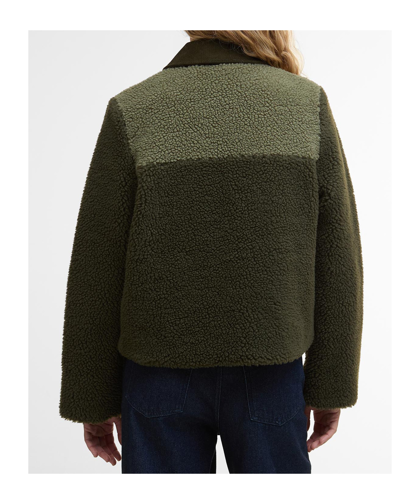 Barbour Teddy-pocket Jacket In Green