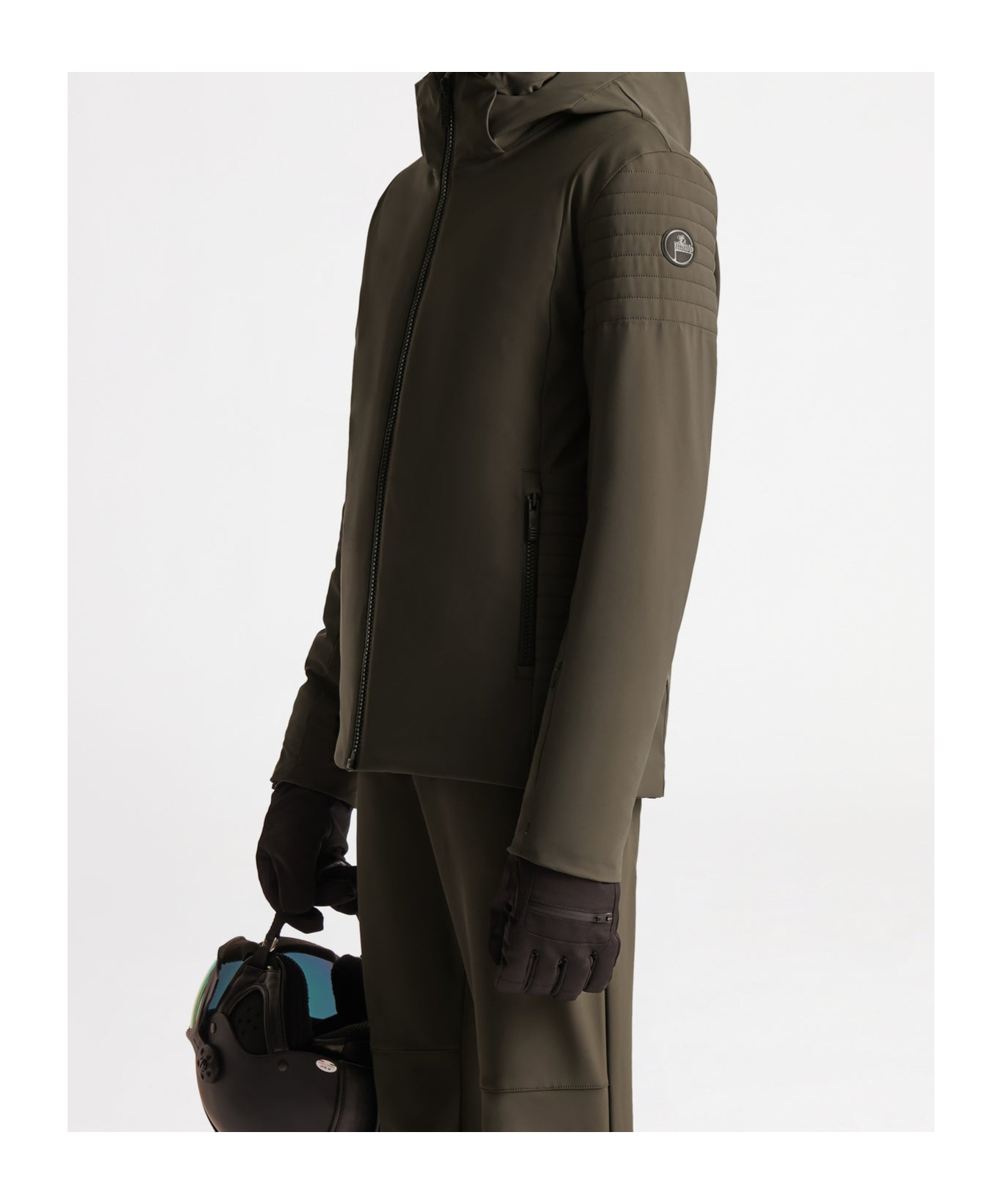 Fusalp Long-sleeved Cotton Clothes In Dark Green