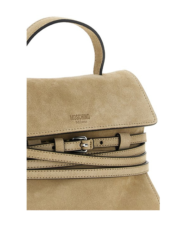 Moschino Small Handbag In Brown