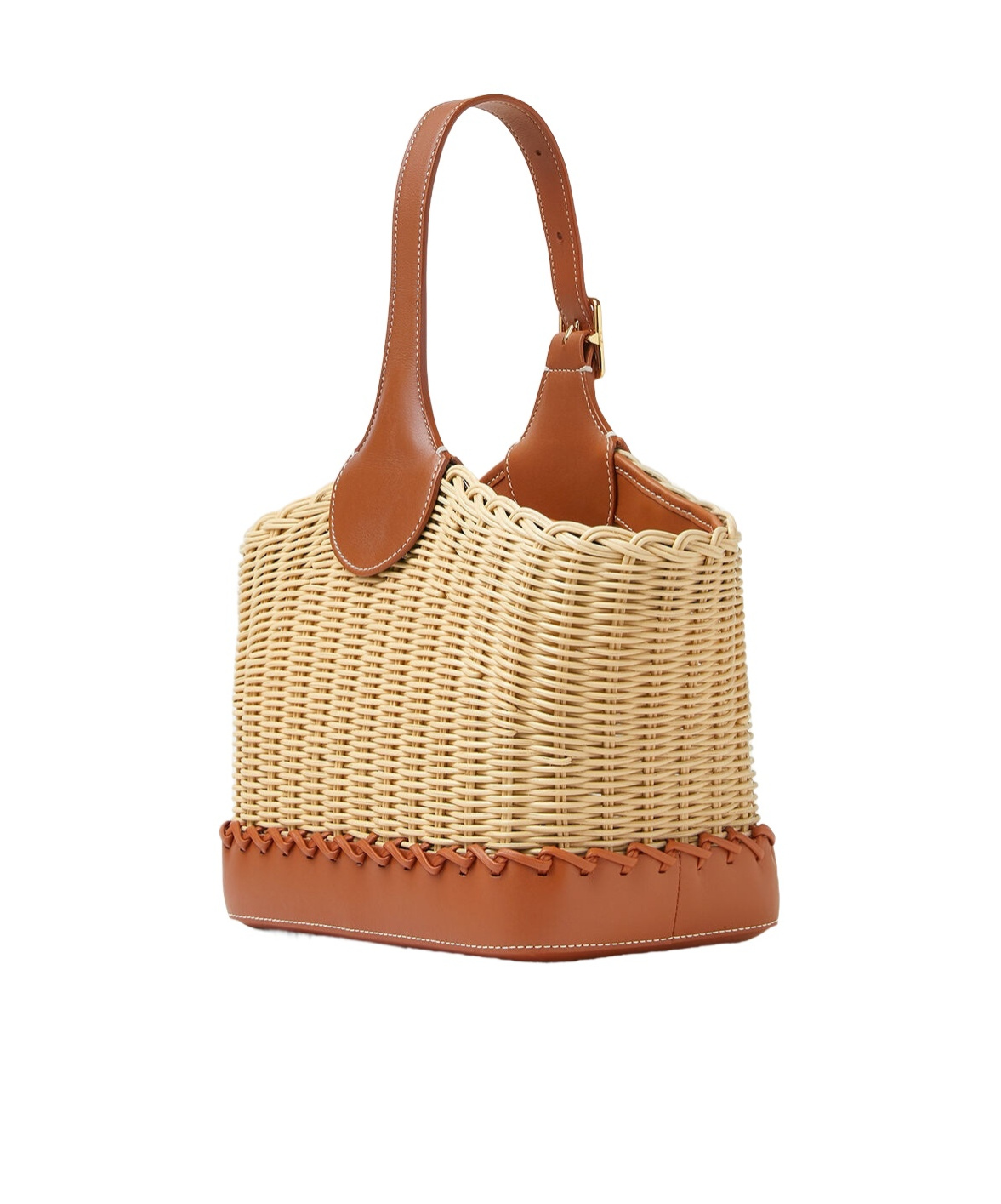 Loro Piana Bobbin Bucket Bag Wicker