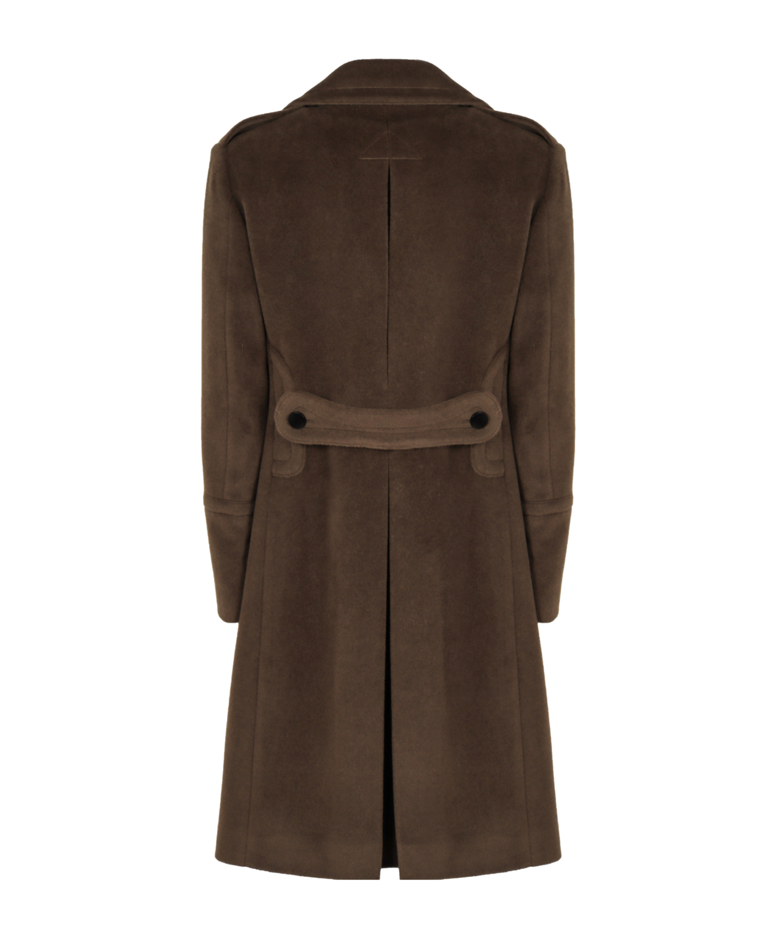 Tagliatore Double-breasted Coat In Brown