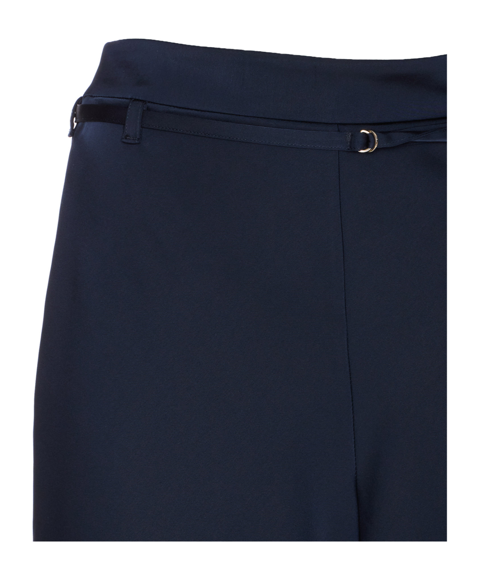 Patrizia Pepe Belted Trousers In Blue