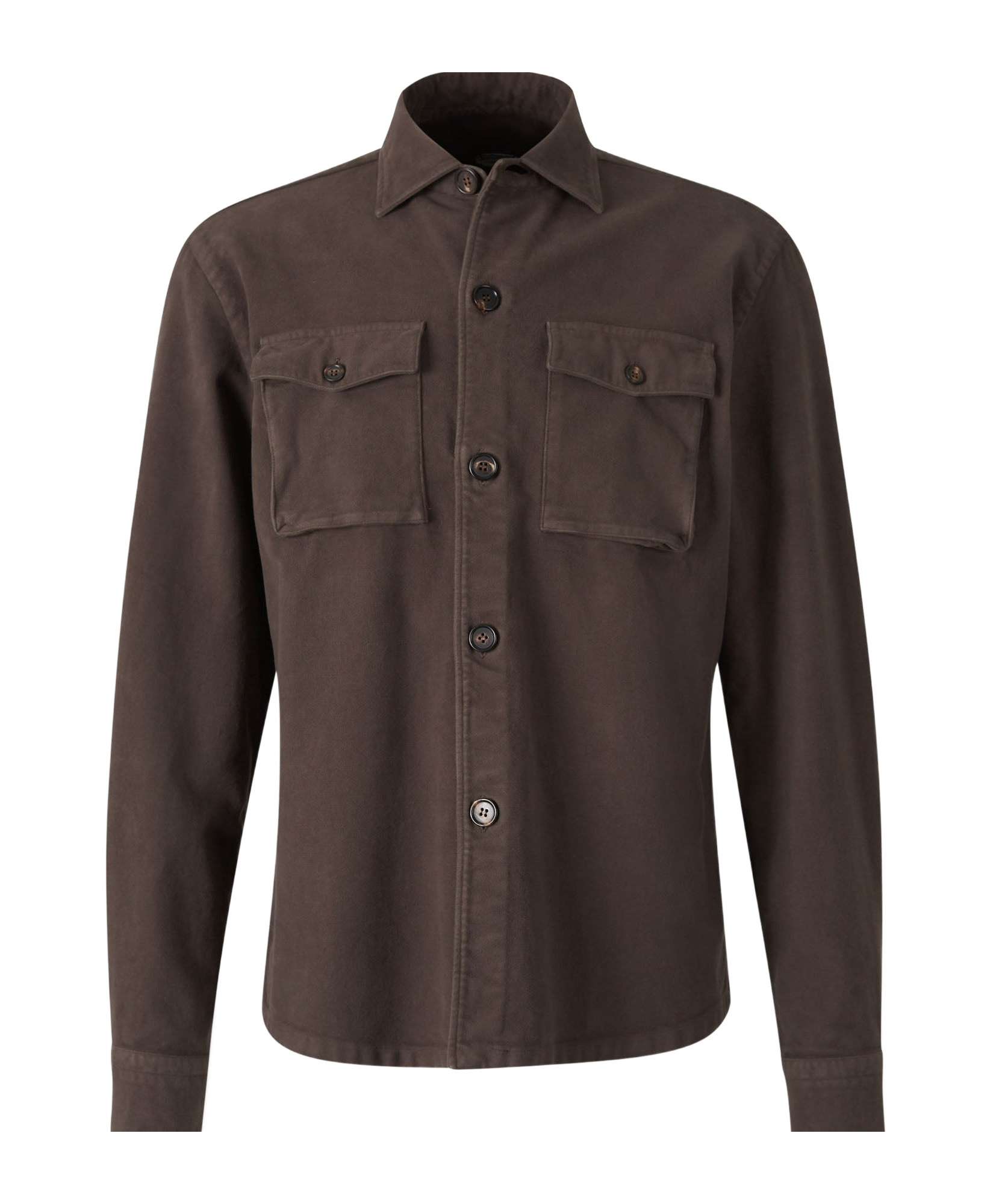 Vincenzo Di Ruggiero Cotton Shirt In Black