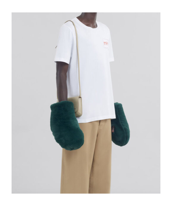 Shop Marni White Crew Neck T-shirt