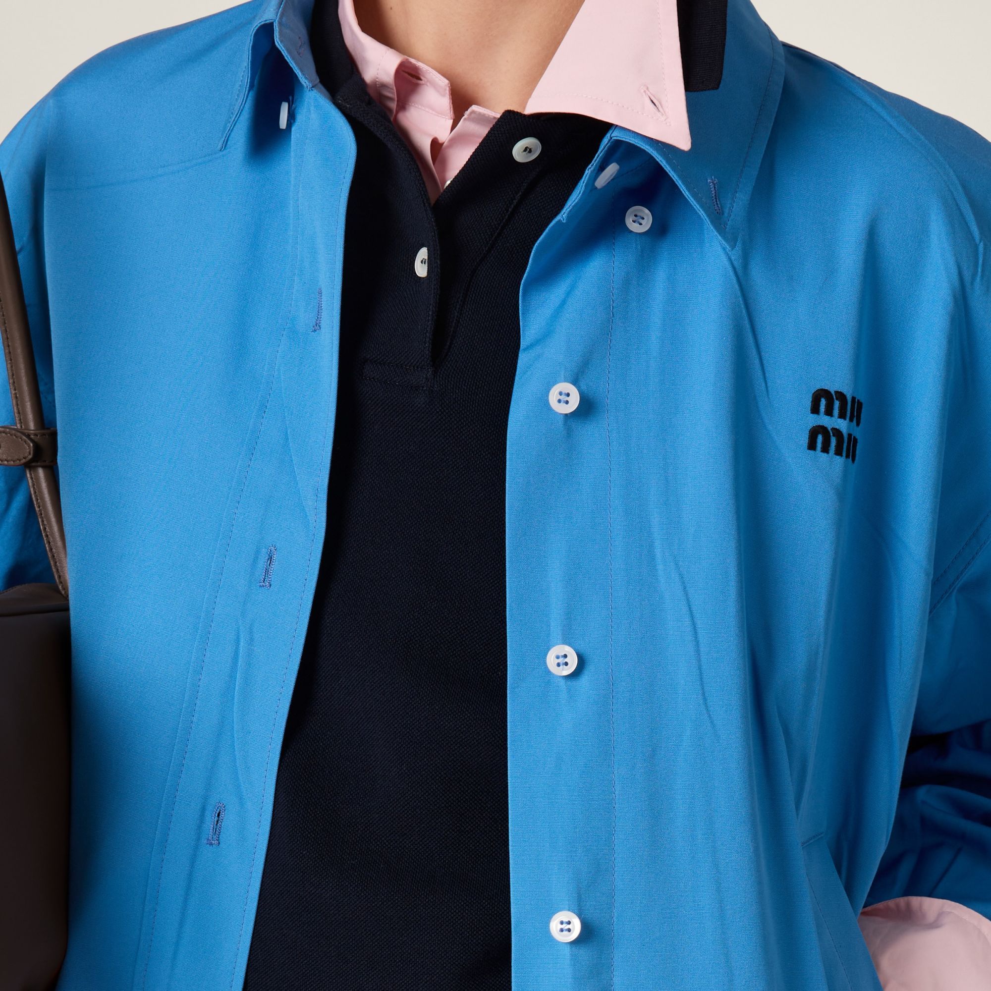Miu Miu Poplin Blouson Jacket