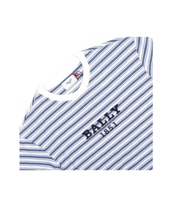 Bally Striped T-shirt In Blue