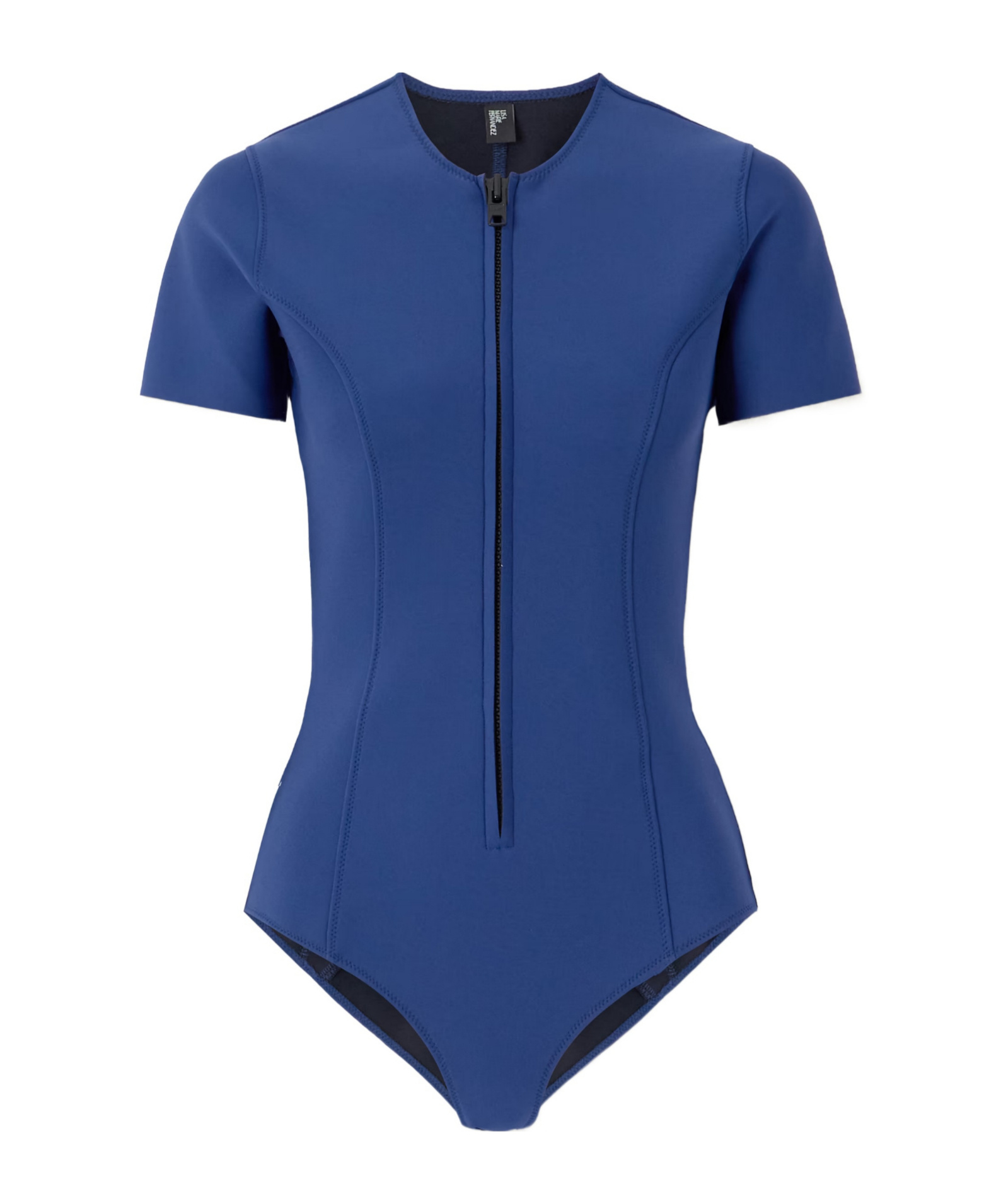 Lisa Marie Fernandez Solid Color Swimsuit In Blue