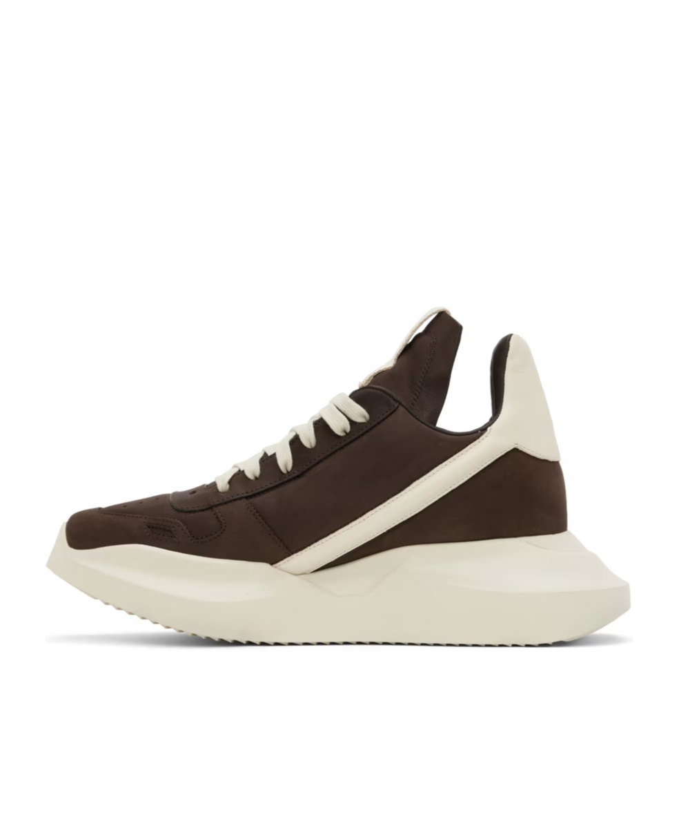 Rick Owens Brown Geth Sneakers In Nude