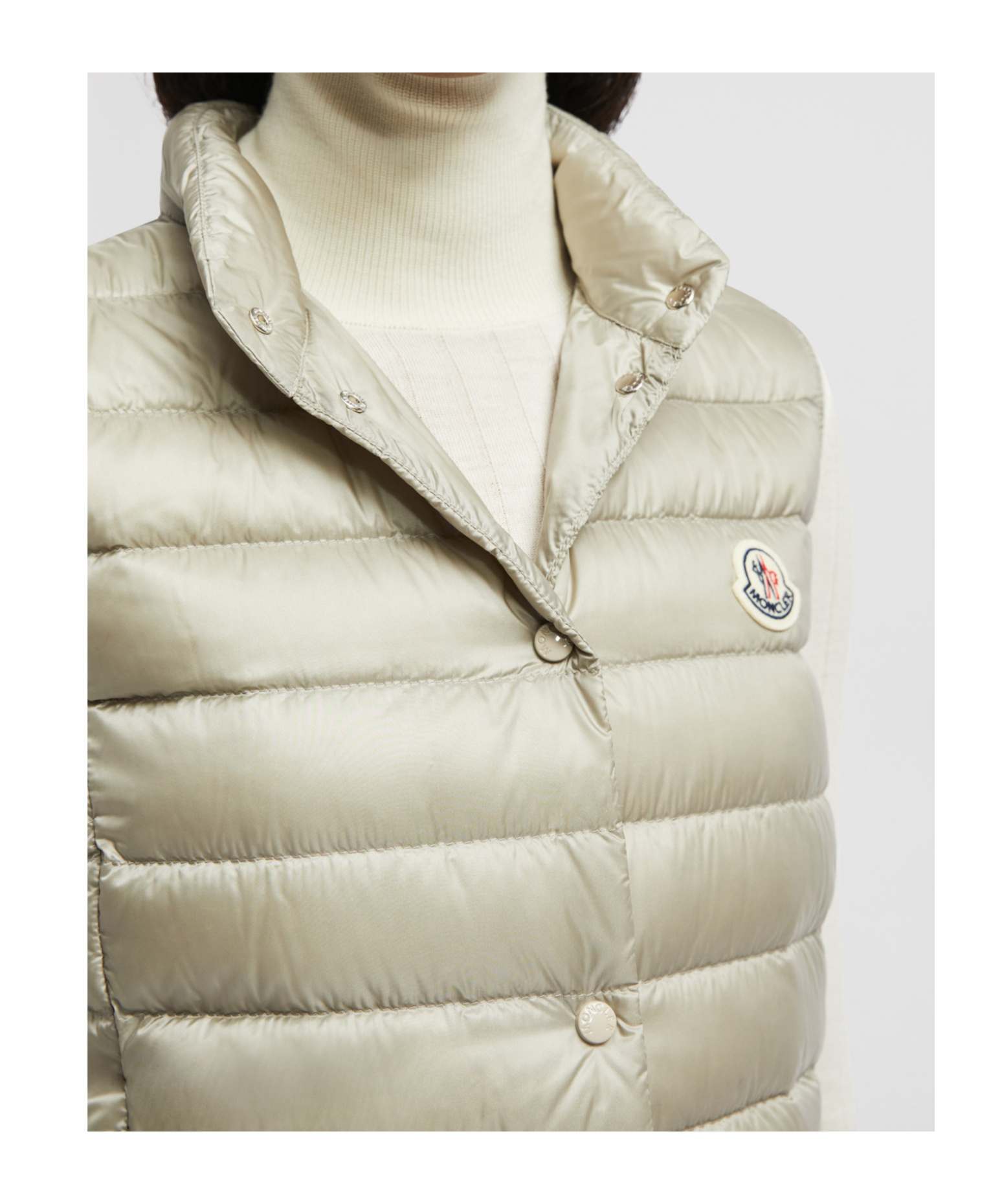 Moncler Doudoune Sans Manches Liane In White