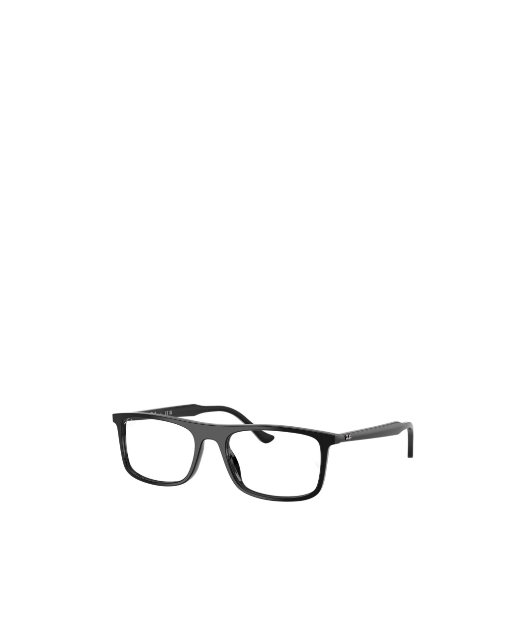 Ray Ban Geometric Frame Plain Mirror In Black