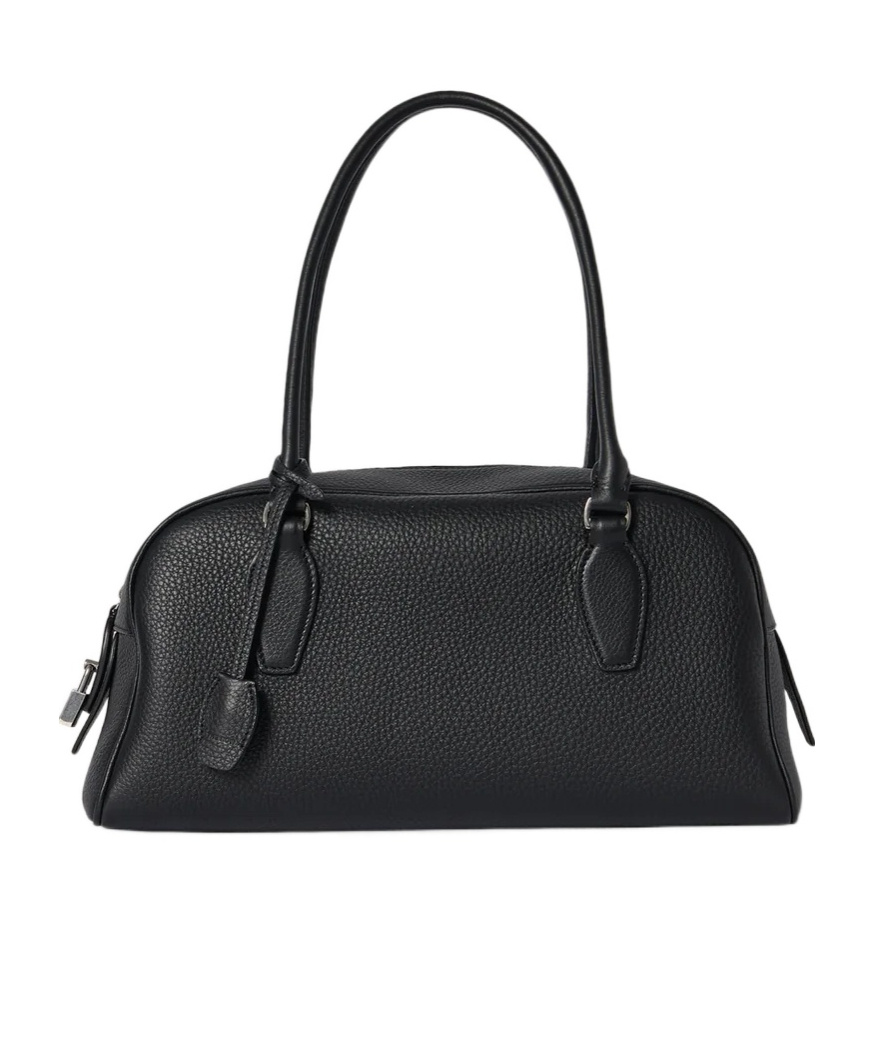 The Row E/w India Bag In Leather In Black