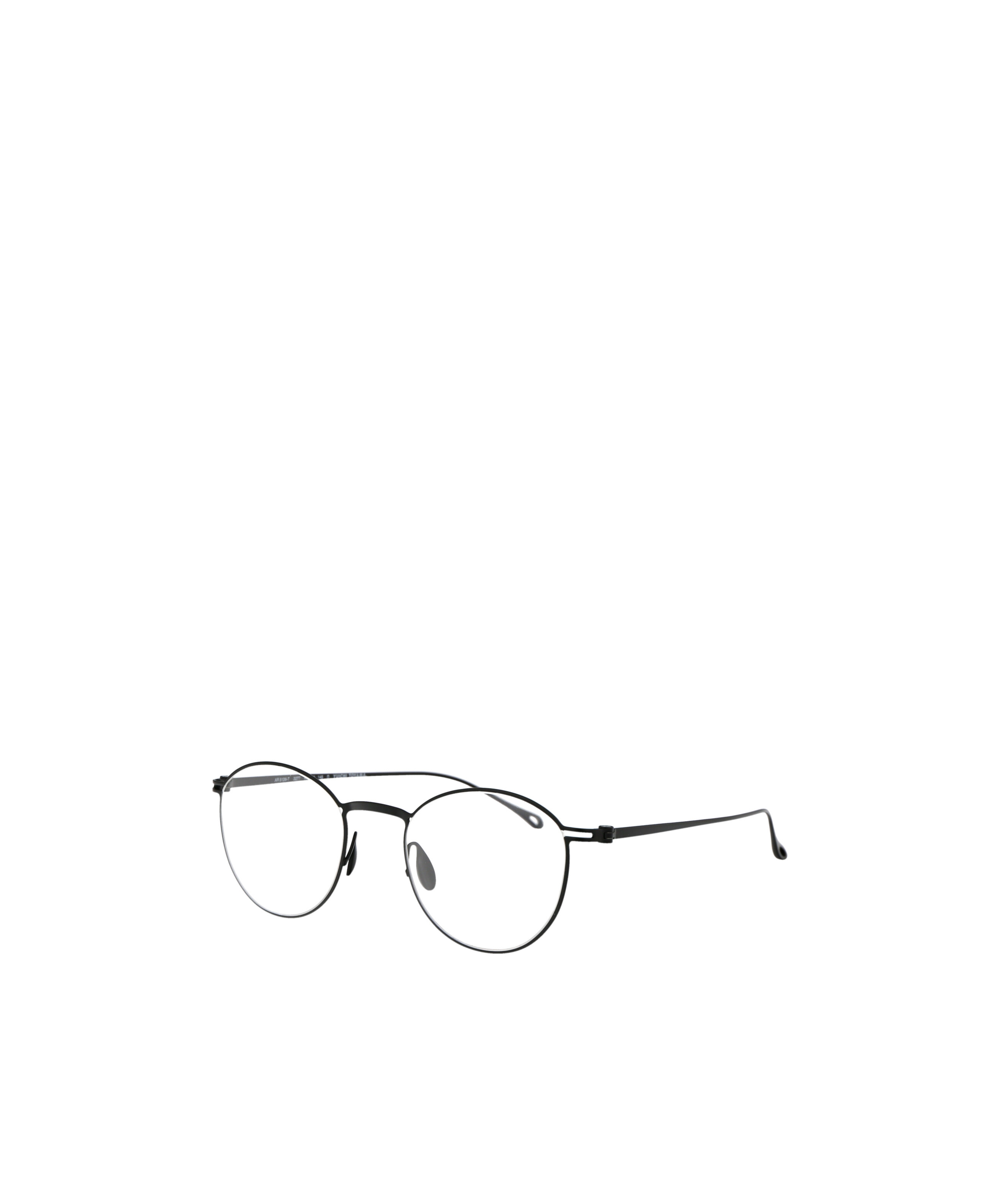 Giorgio Armani Round Frame Glasses In White