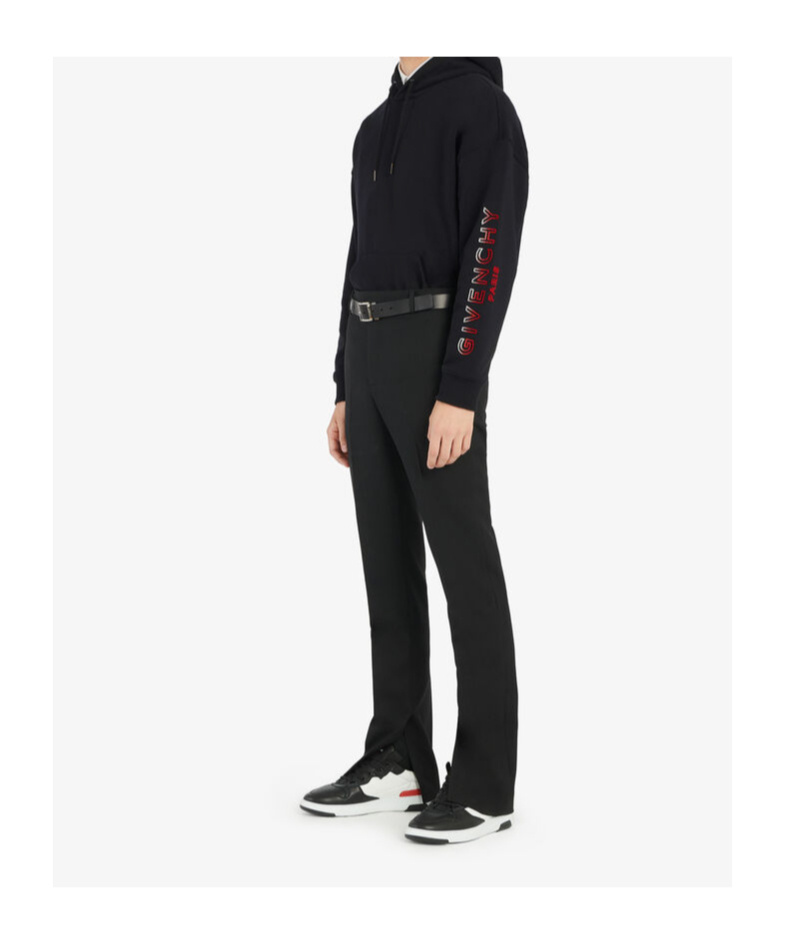 Givenchy Gradient Logo Hoodie In Black