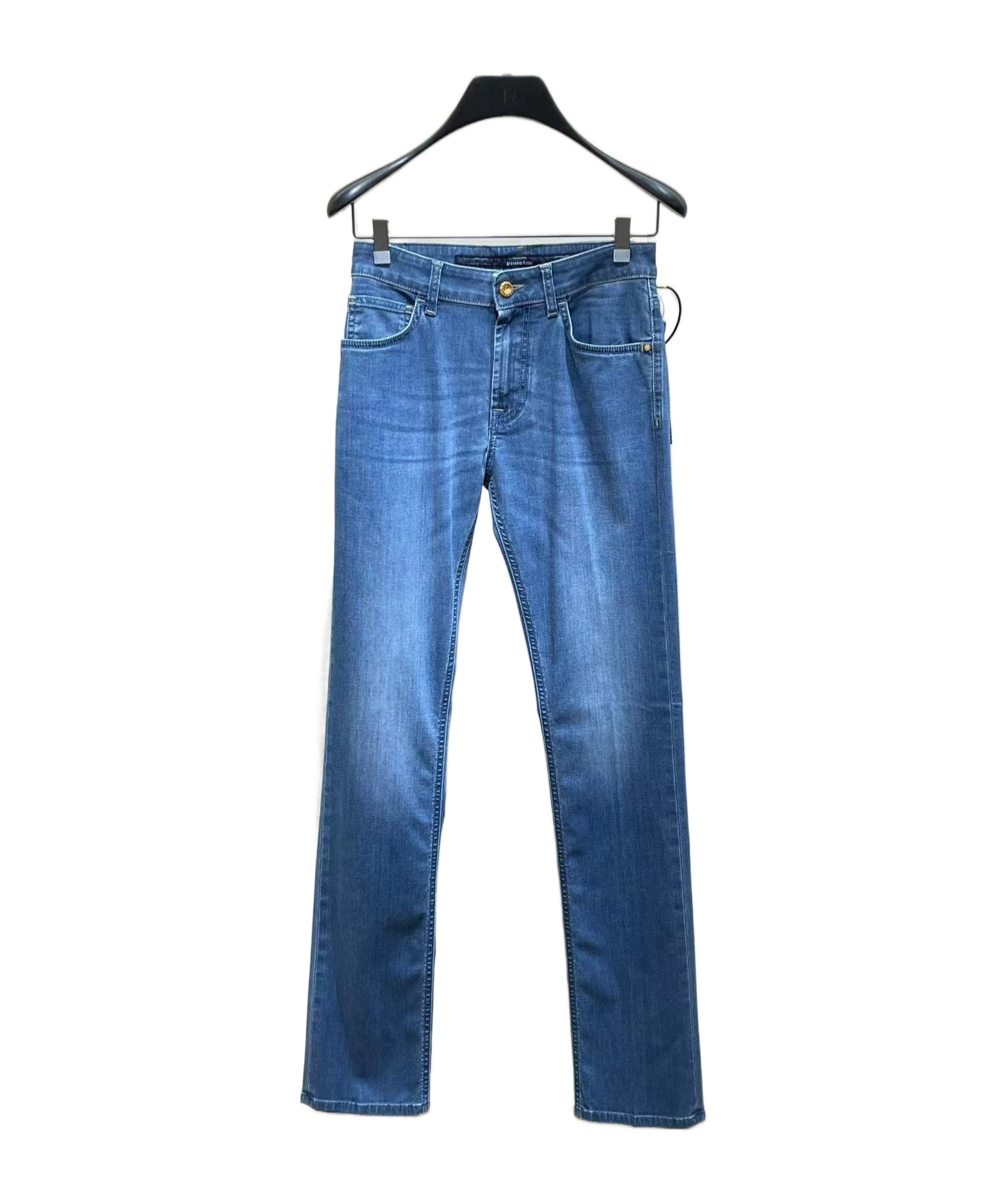 Stefano Ricci Belt-loop Jeans In Blue