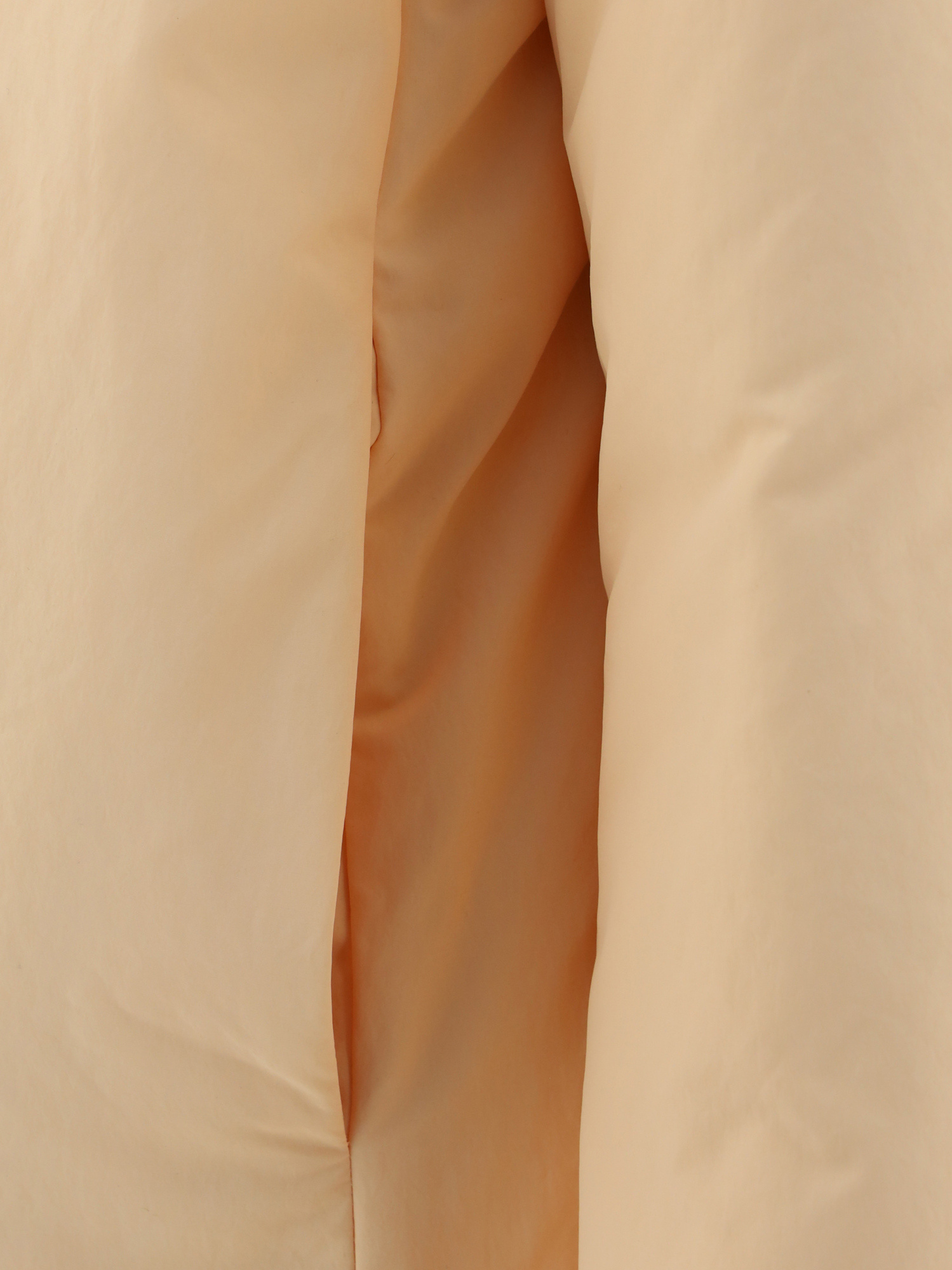 Jil Sander Long-sleeved Down Jacket In Nude