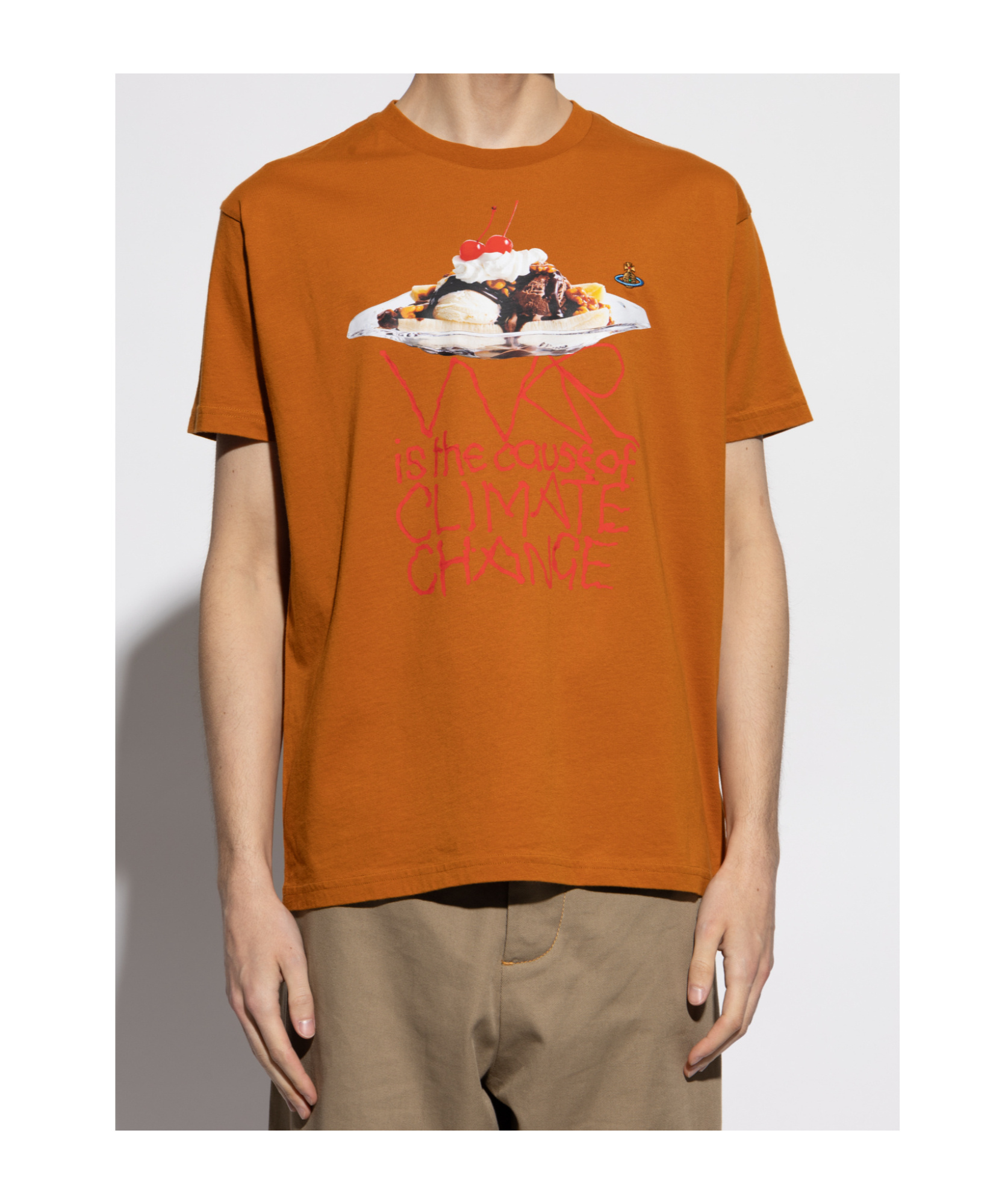 Vivienne Westwood Short-sleeved T-shirt In Orange