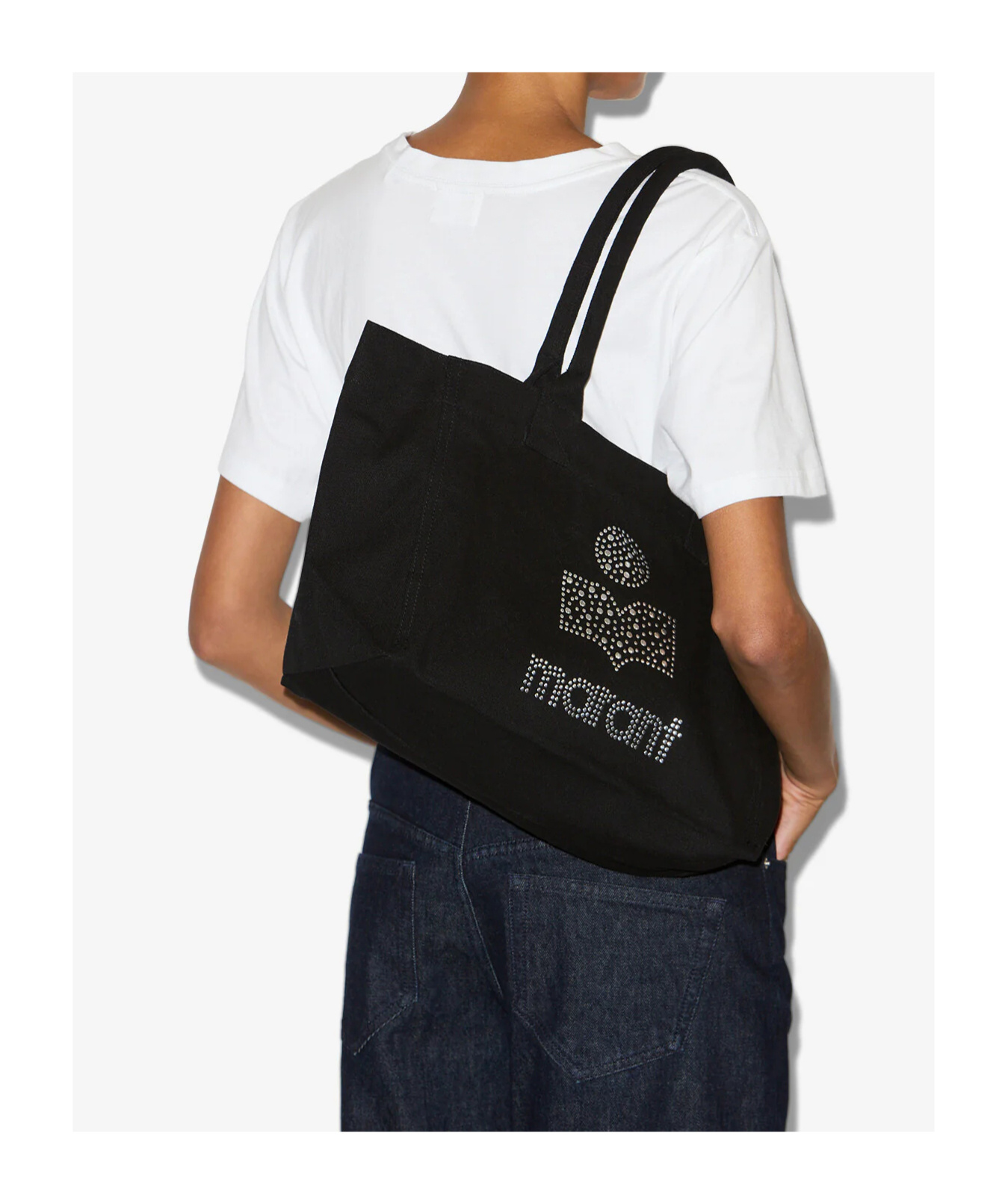 Isabel Marant Yenky Zipped Bag In Black