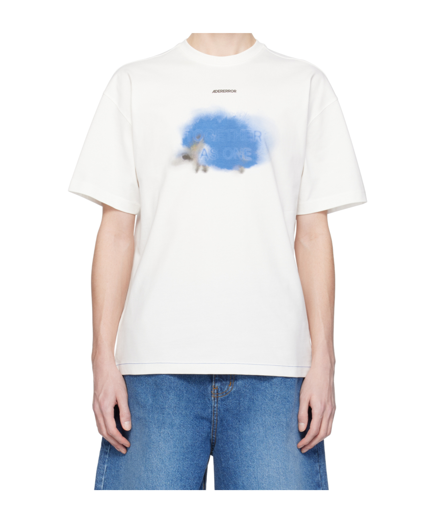 Ader Error White 0106 T-shirt In White
