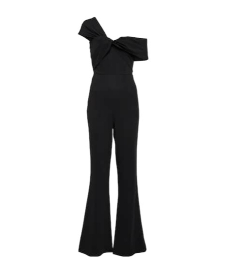 Roland Mouret Asymmetrical Jumpsuit In Black