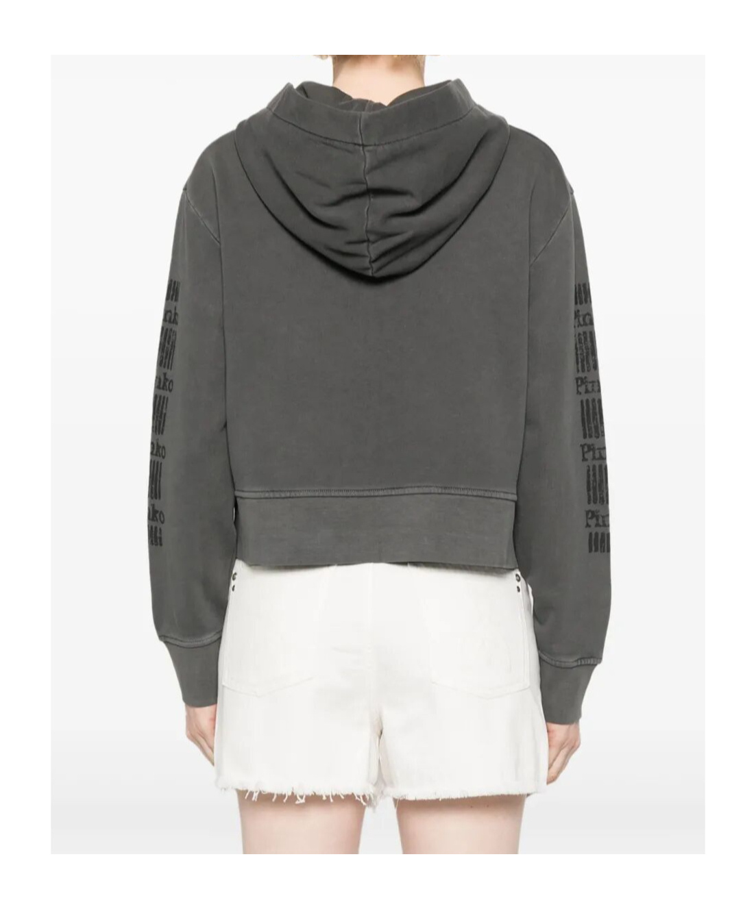Shop Pinko Onitsha Hoodie In Black