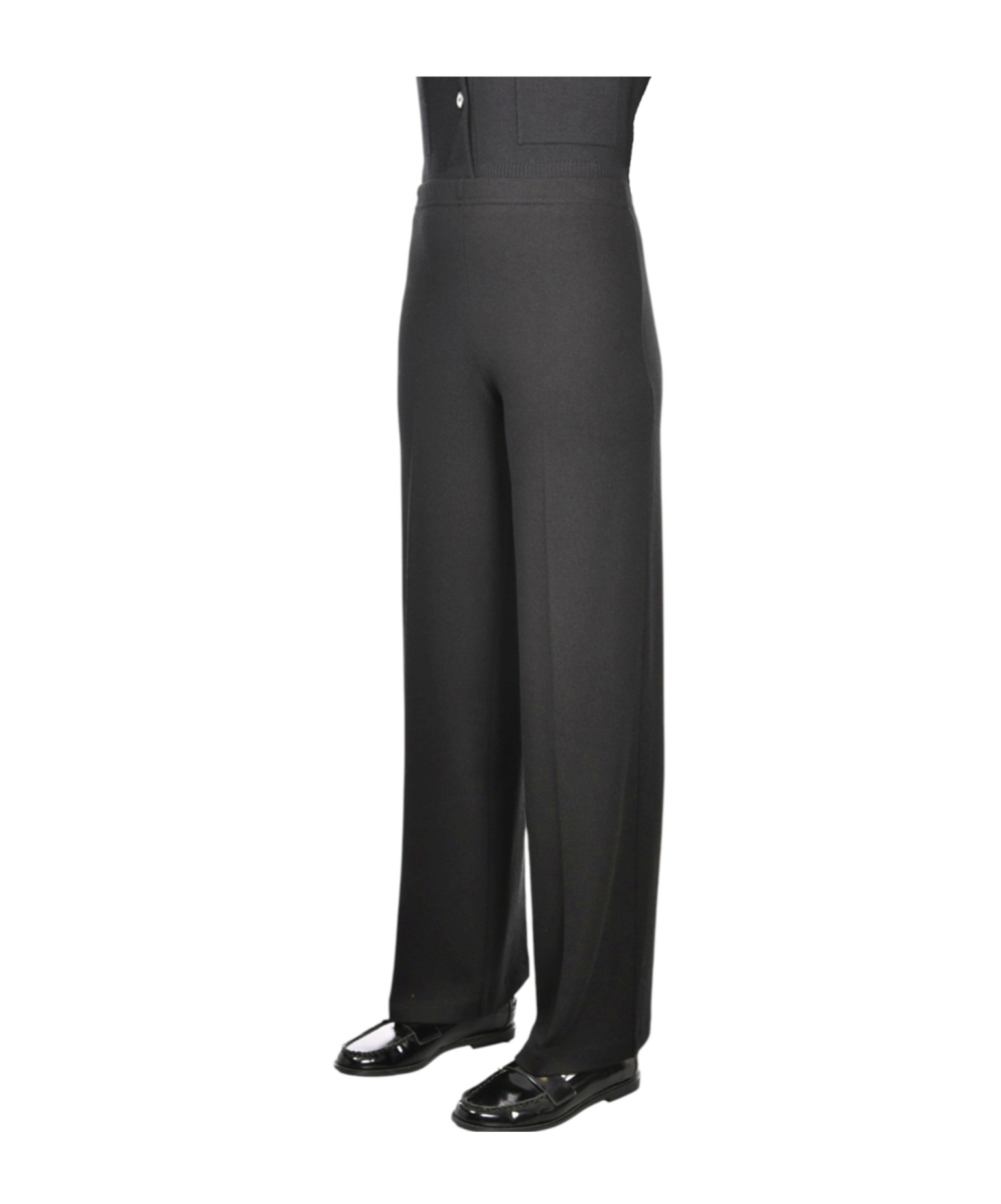 Gran Sasso Elasticated-waist Trousers In Black