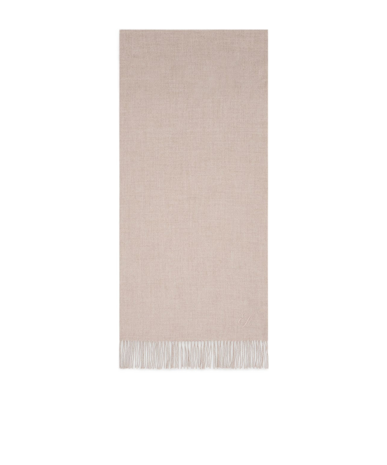 Emporio Armani Wool Cape With Signature Ea Logo Embroidery In Brown